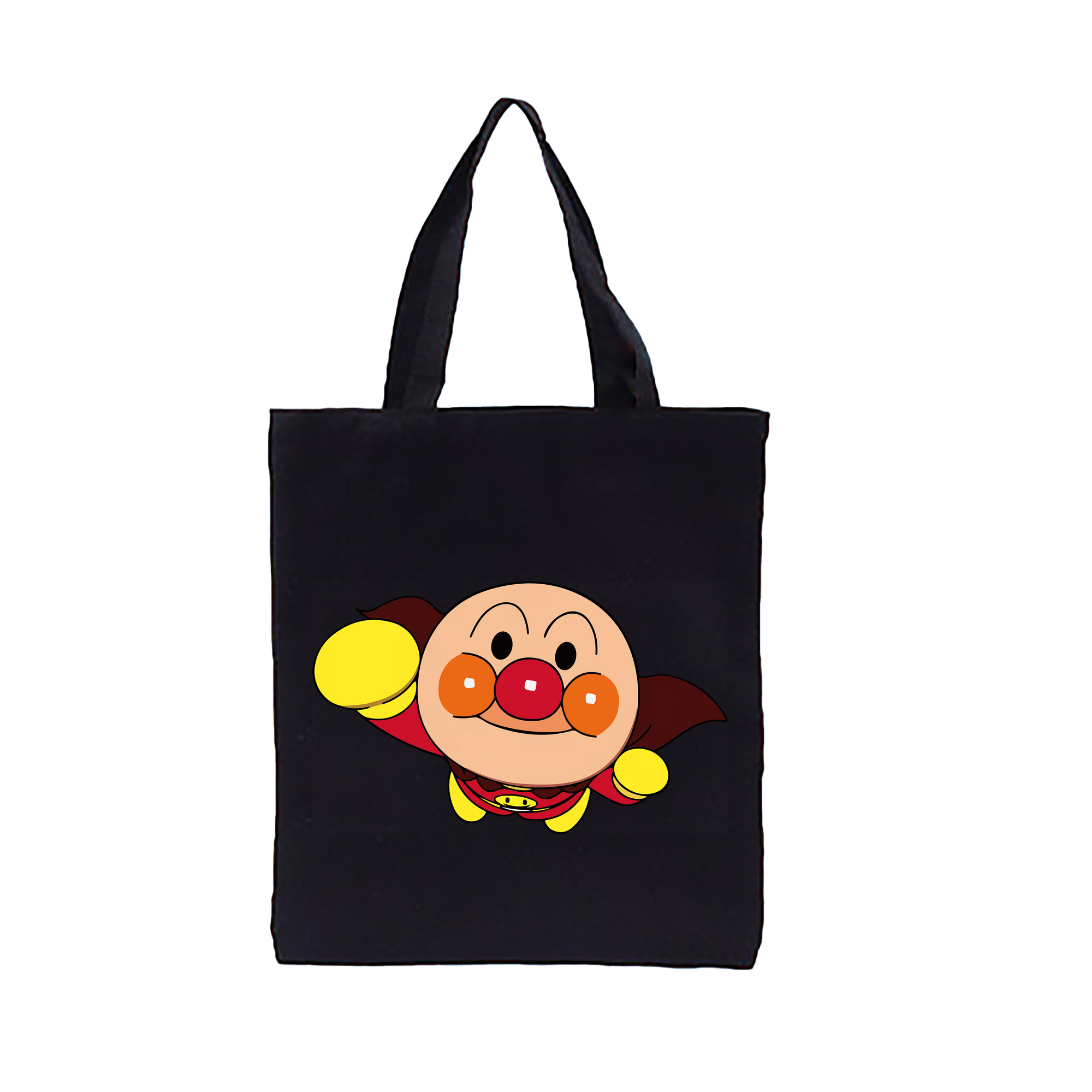 （画像用） アンパンマン Anpanman 縦型キャンバス生地手提げバッグ　トートバッグ