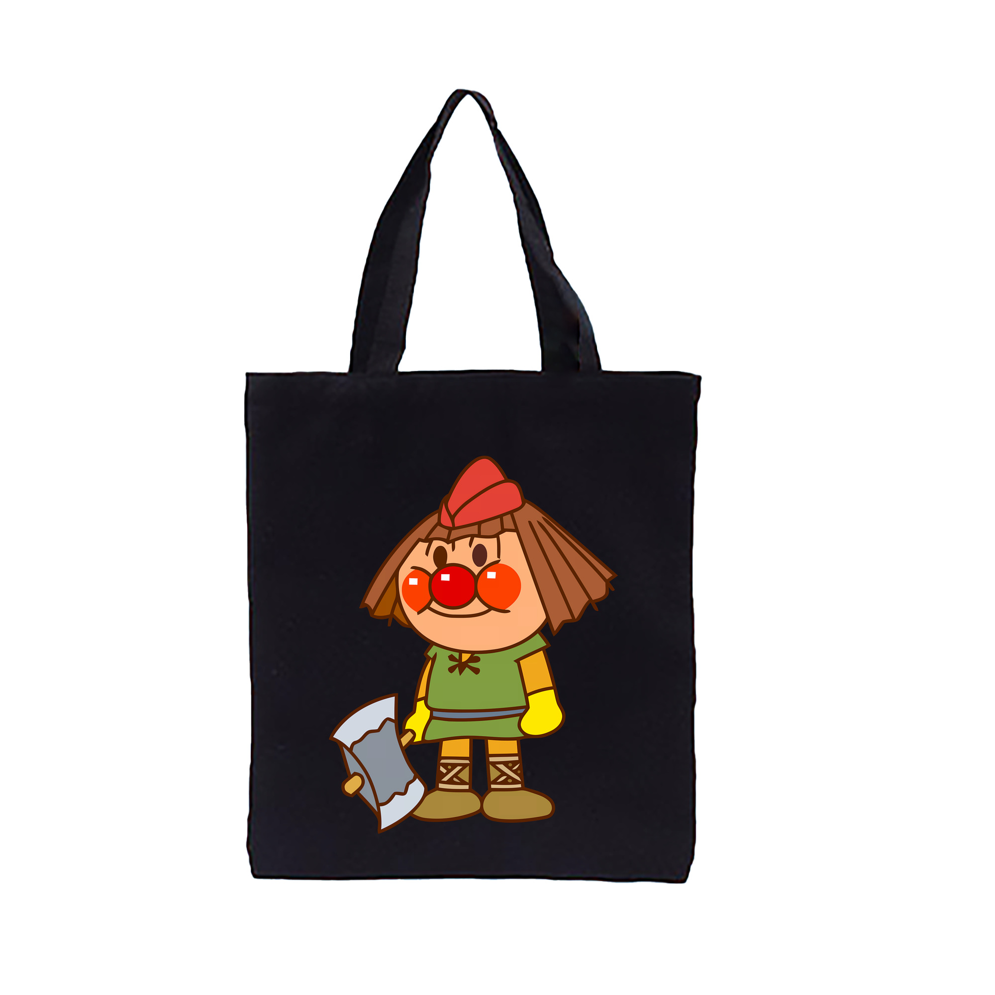 （画像用） アンパンマン Anpanman 縦型キャンバス生地手提げバッグ　トートバッグ