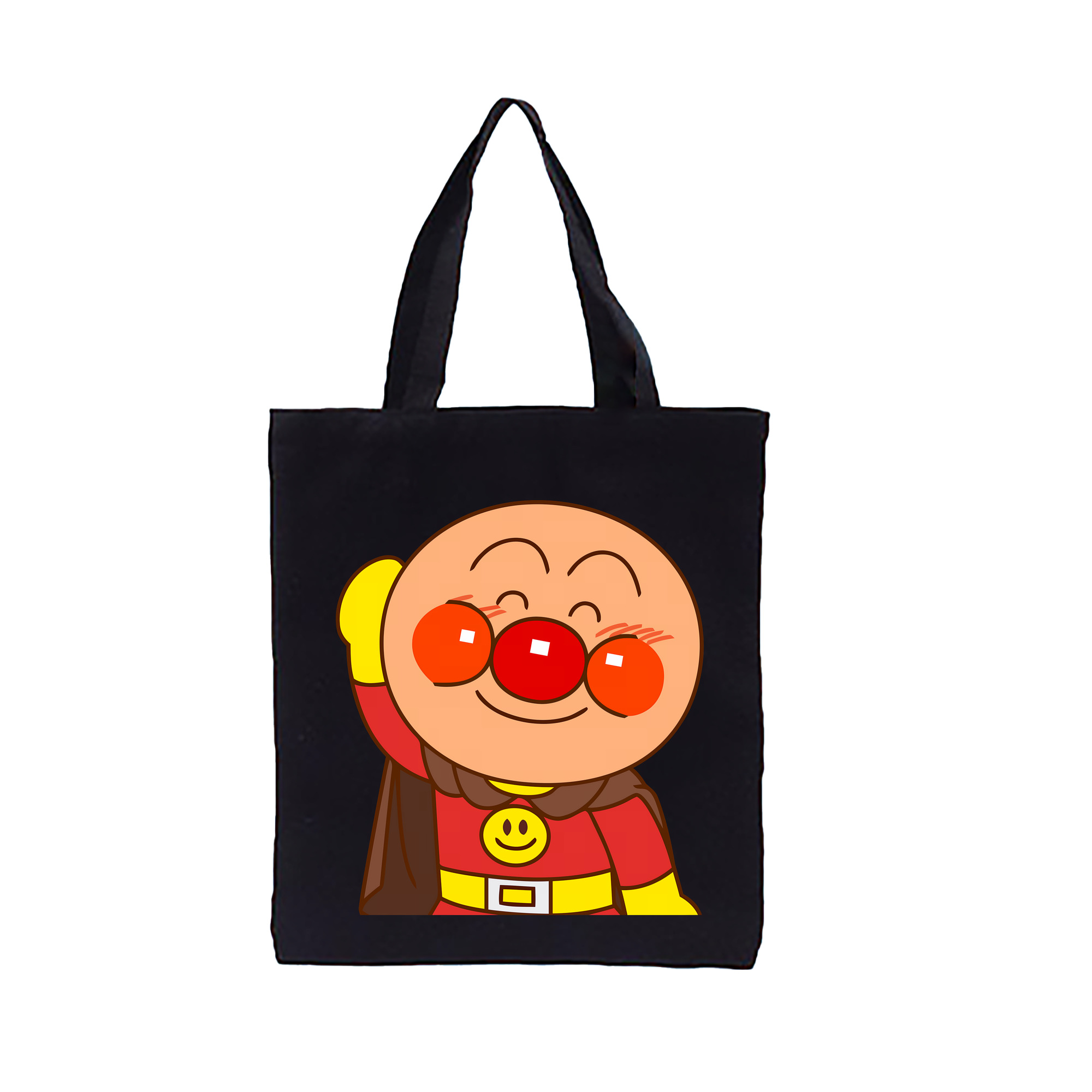 （画像用） アンパンマン Anpanman 縦型キャンバス生地手提げバッグ　トートバッグ