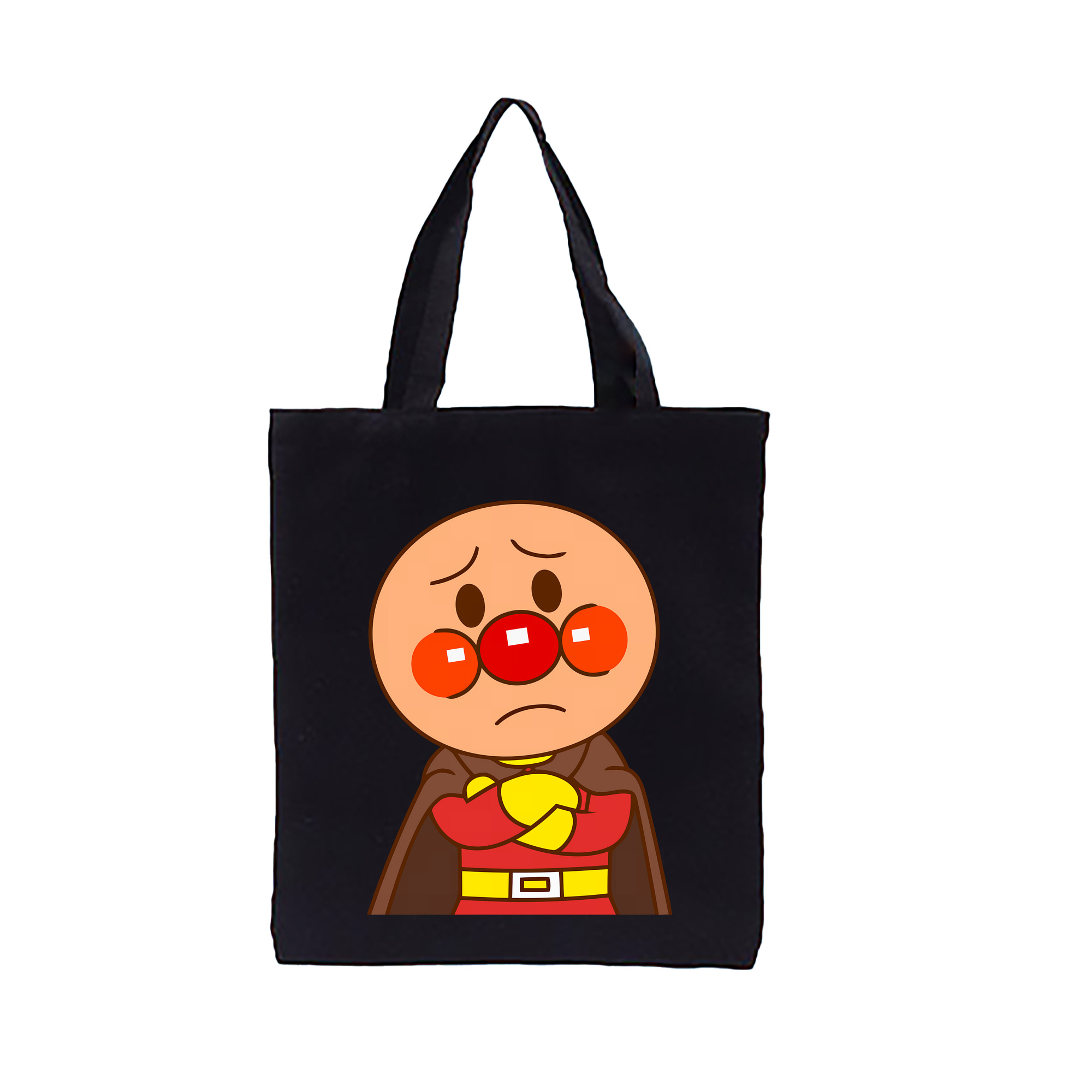（画像用） アンパンマン Anpanman 縦型キャンバス生地手提げバッグ　トートバッグ