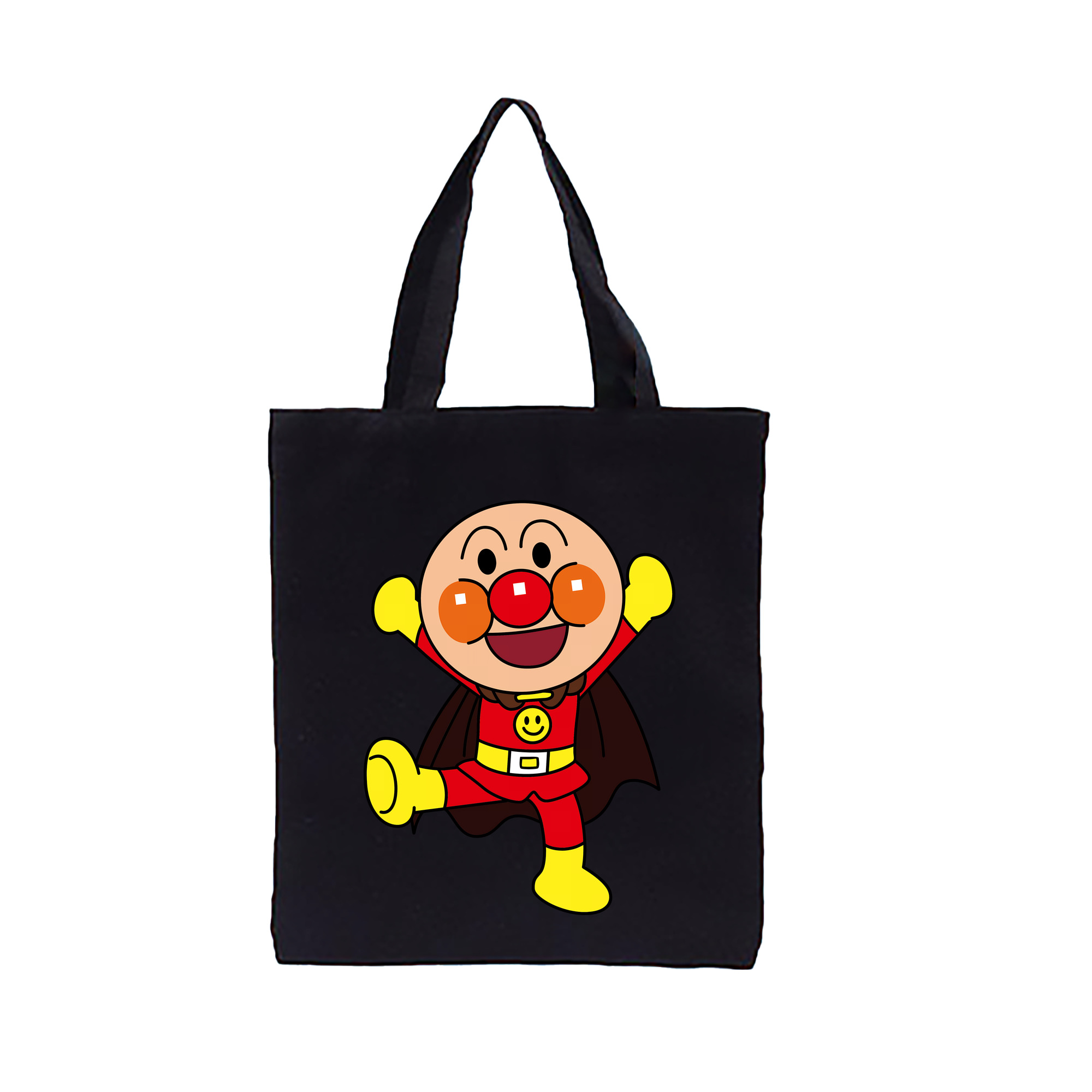 （画像用） アンパンマン Anpanman 縦型キャンバス生地手提げバッグ　トートバッグ