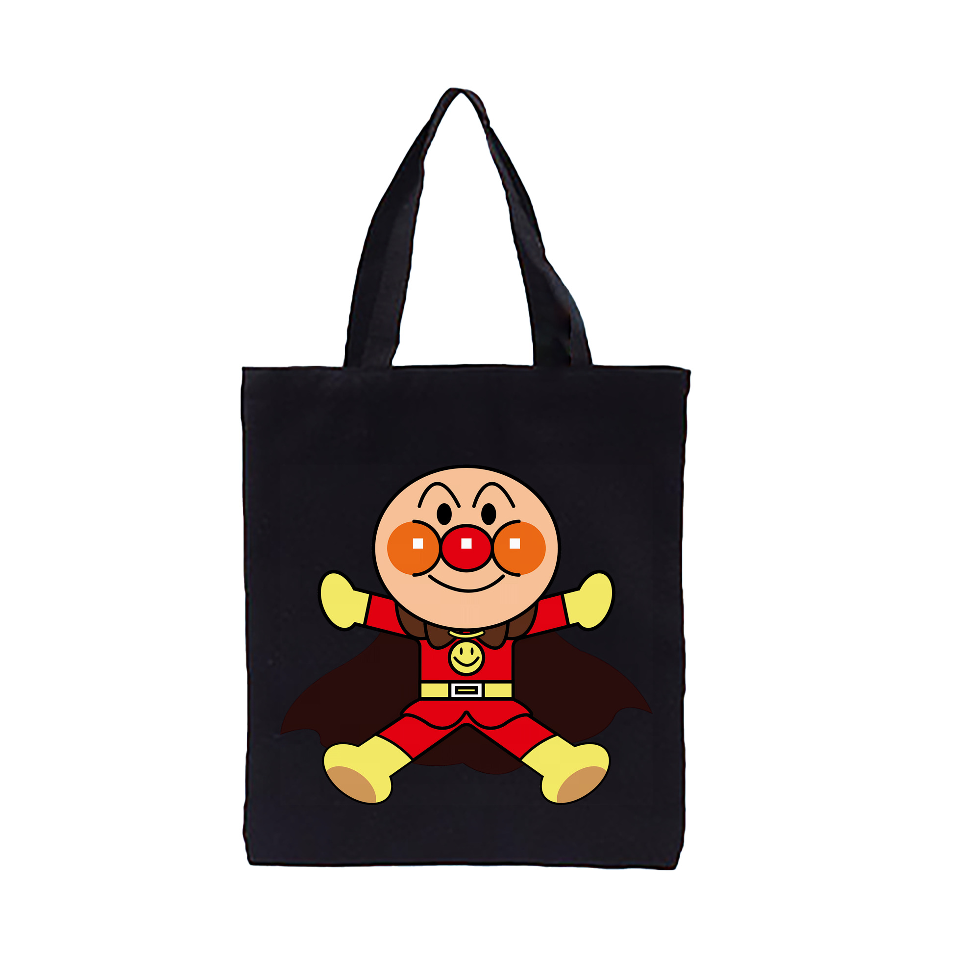 （画像用） アンパンマン Anpanman 縦型キャンバス生地手提げバッグ　トートバッグ
