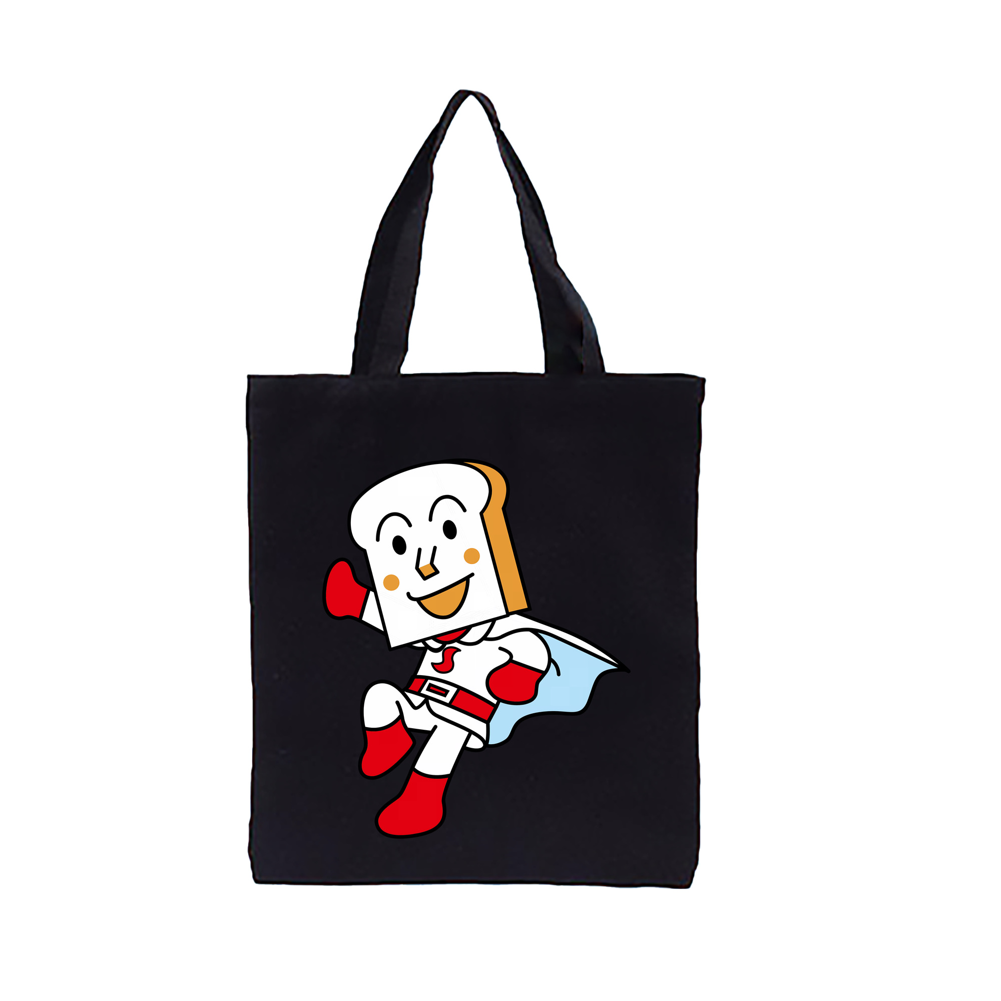 （画像用） アンパンマン Anpanman 縦型キャンバス生地手提げバッグ　トートバッグ