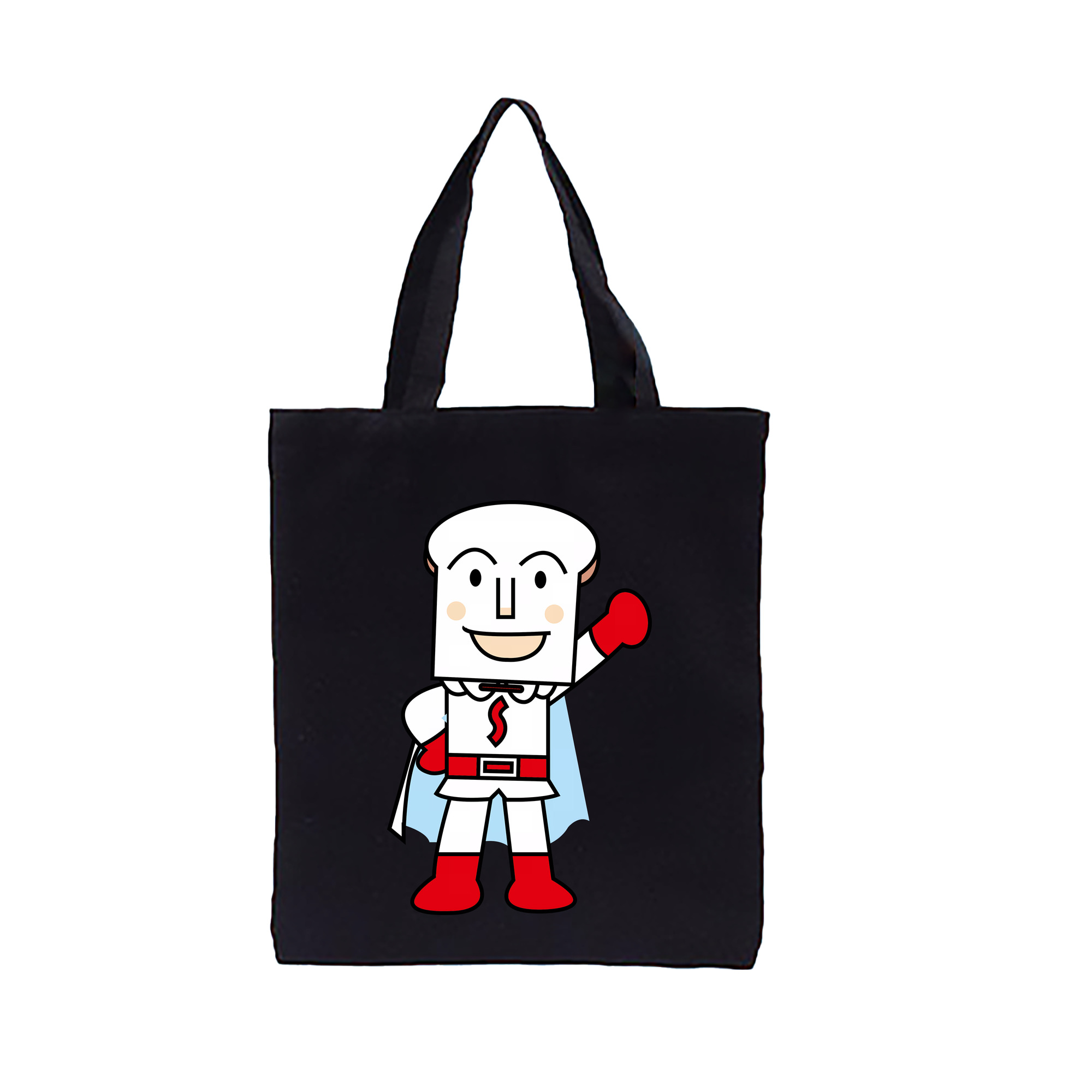 （画像用） アンパンマン Anpanman 縦型キャンバス生地手提げバッグ　トートバッグ