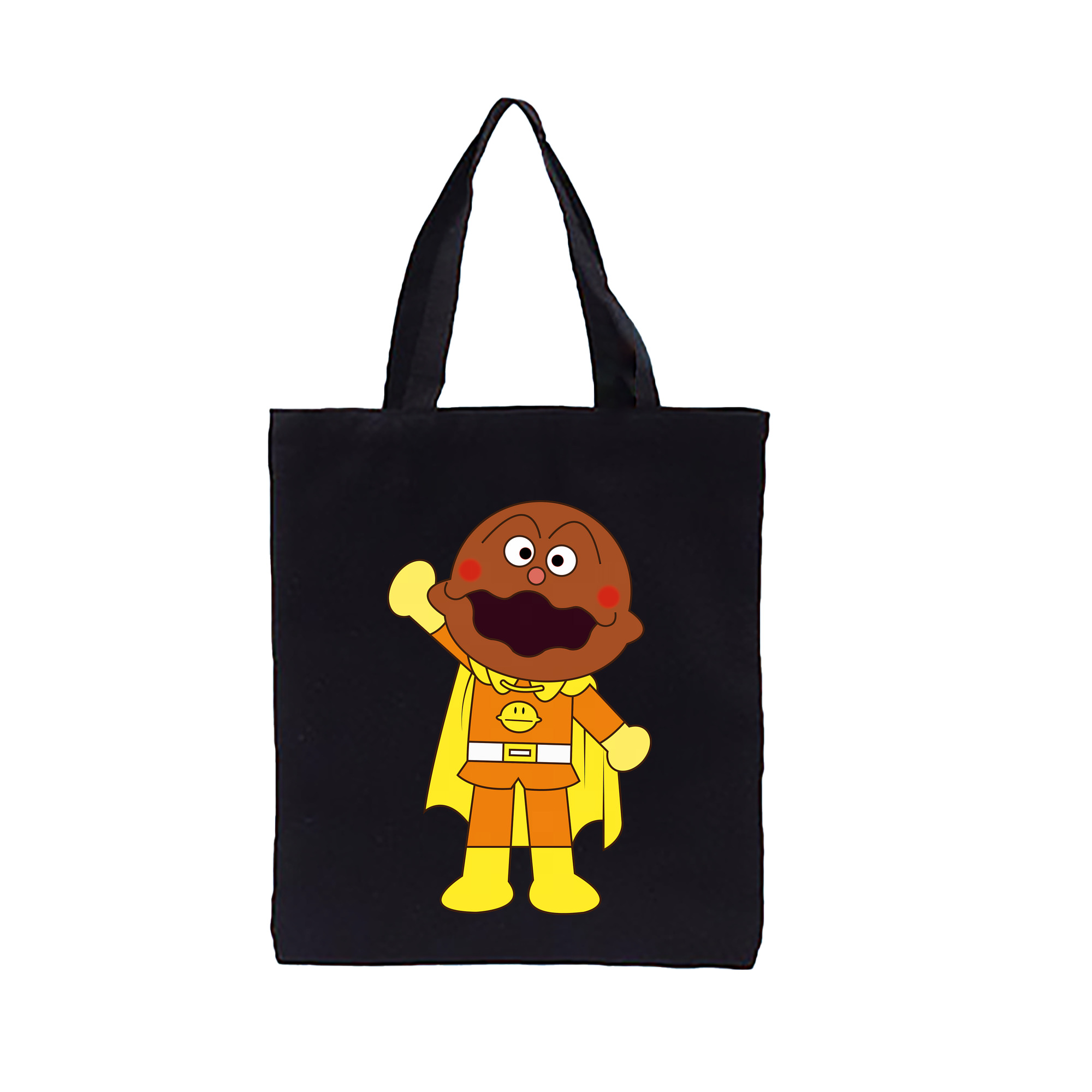 （画像用） アンパンマン Anpanman 縦型キャンバス生地手提げバッグ　トートバッグ