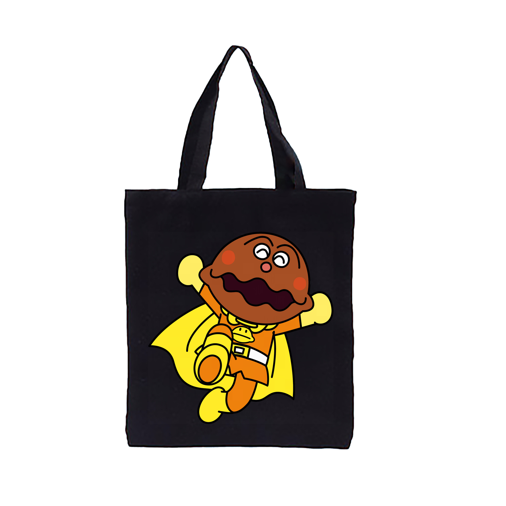 （画像用） アンパンマン Anpanman 縦型キャンバス生地手提げバッグ　トートバッグ