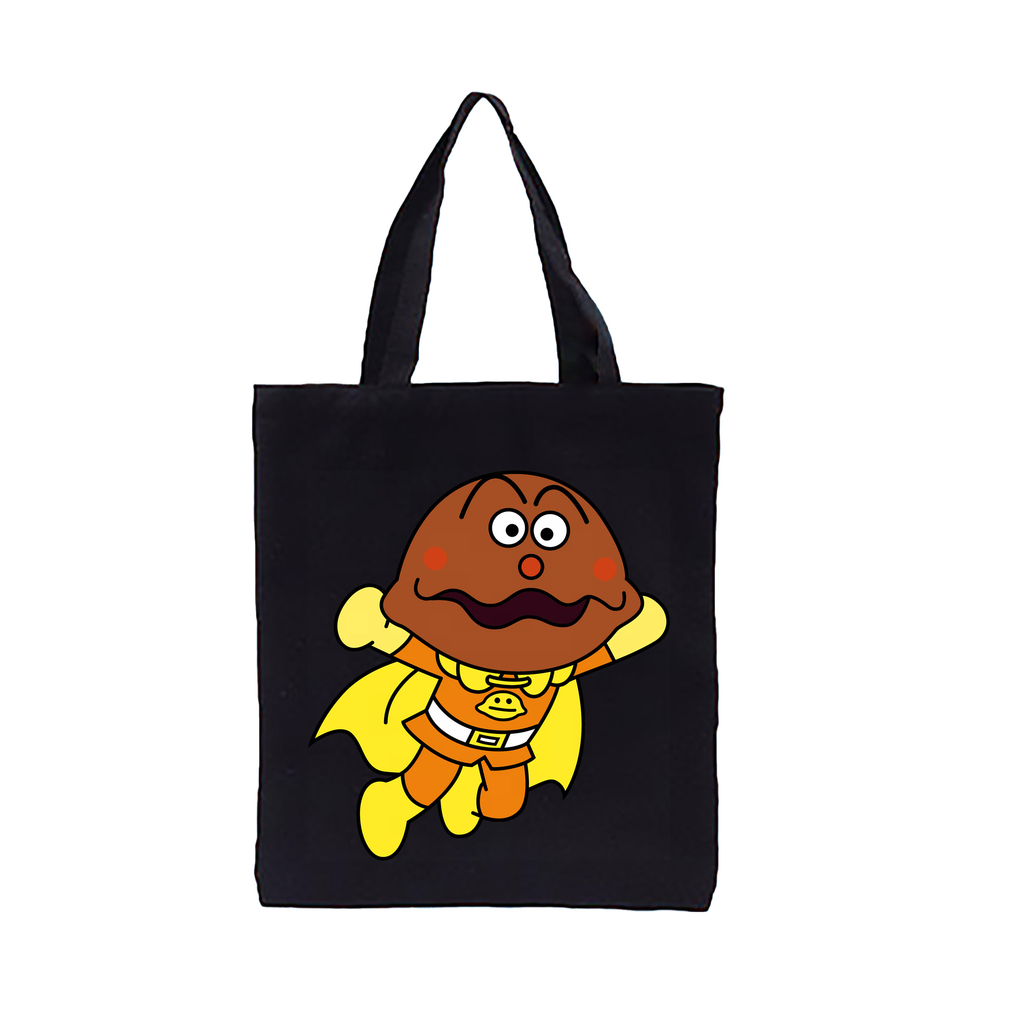 （画像用） アンパンマン Anpanman 縦型キャンバス生地手提げバッグ　トートバッグ
