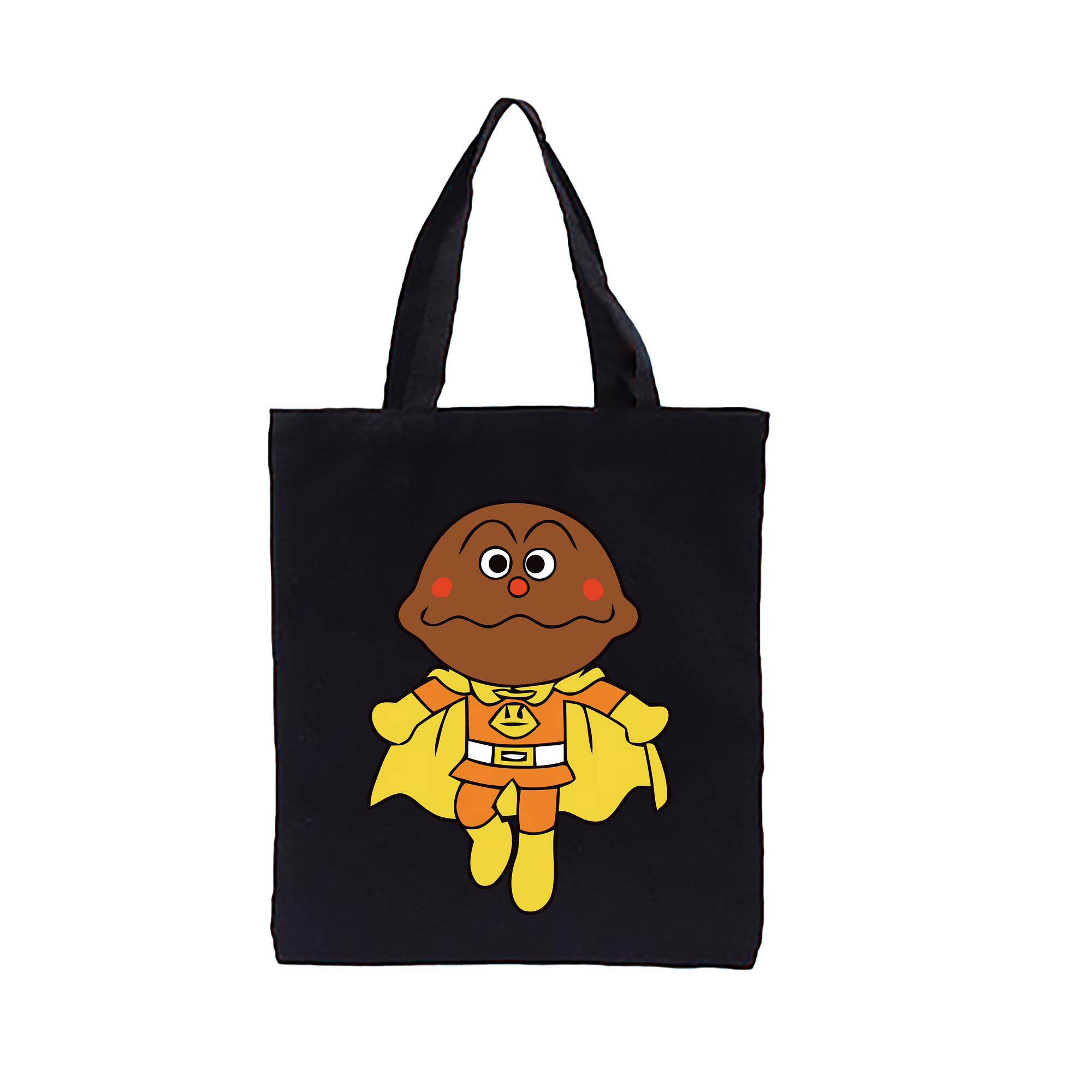 （画像用） アンパンマン Anpanman 縦型キャンバス生地手提げバッグ　トートバッグ