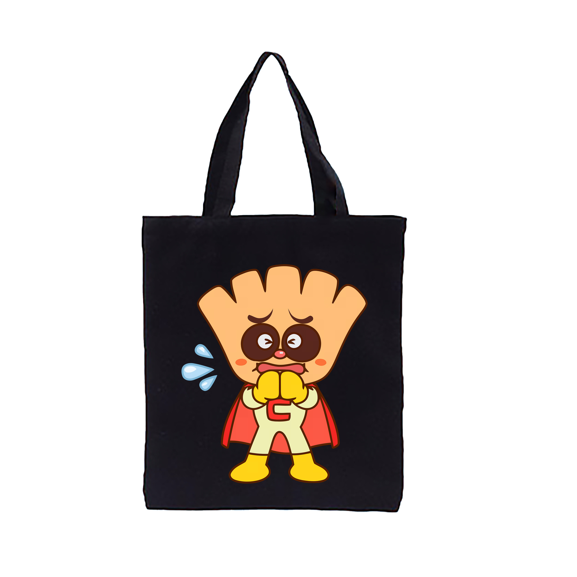 （画像用） アンパンマン Anpanman 縦型キャンバス生地手提げバッグ　トートバッグ