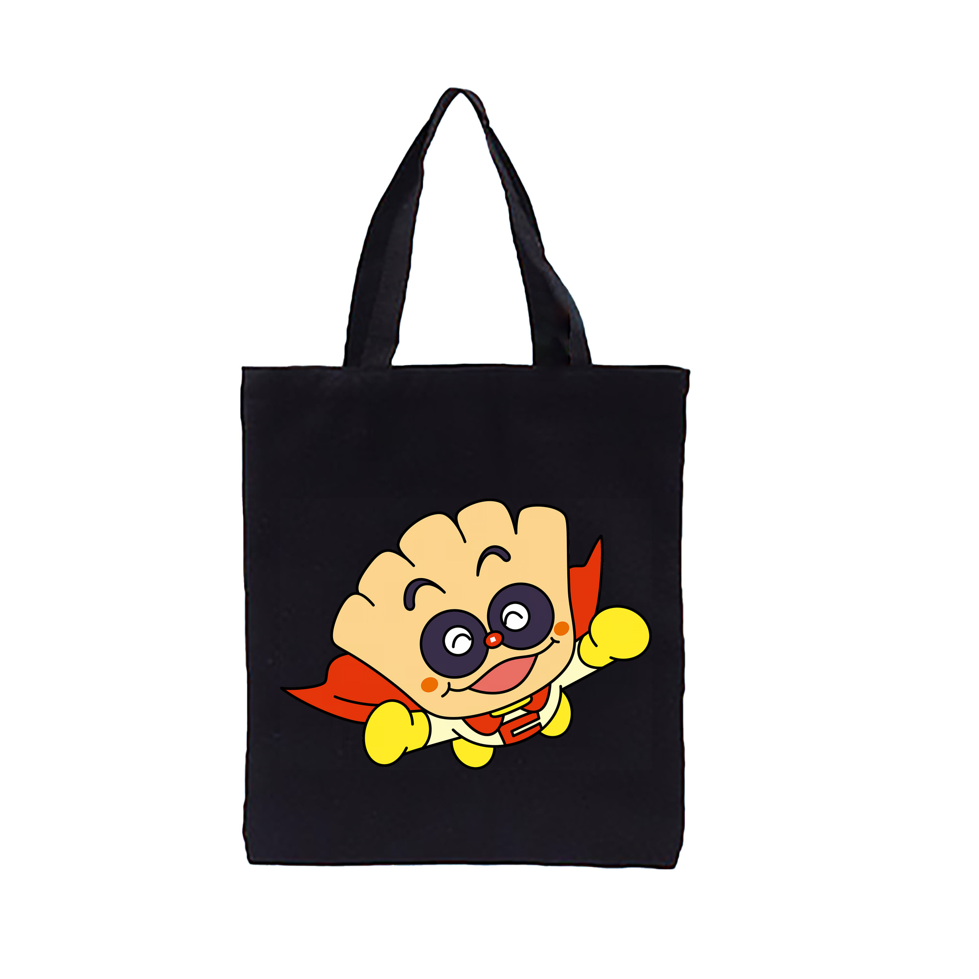 （画像用） アンパンマン Anpanman 縦型キャンバス生地手提げバッグ　トートバッグ