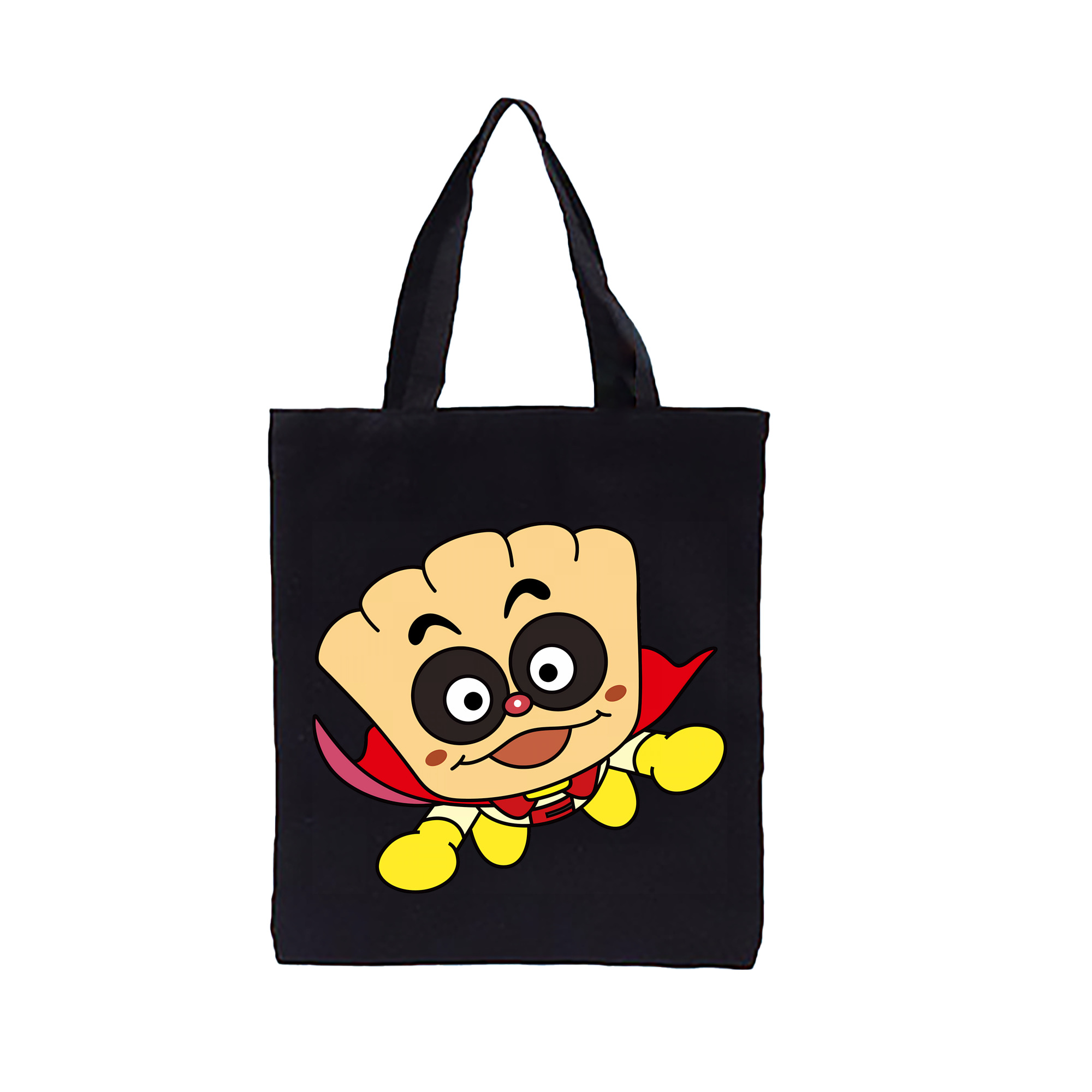 （画像用） アンパンマン Anpanman 縦型キャンバス生地手提げバッグ　トートバッグ