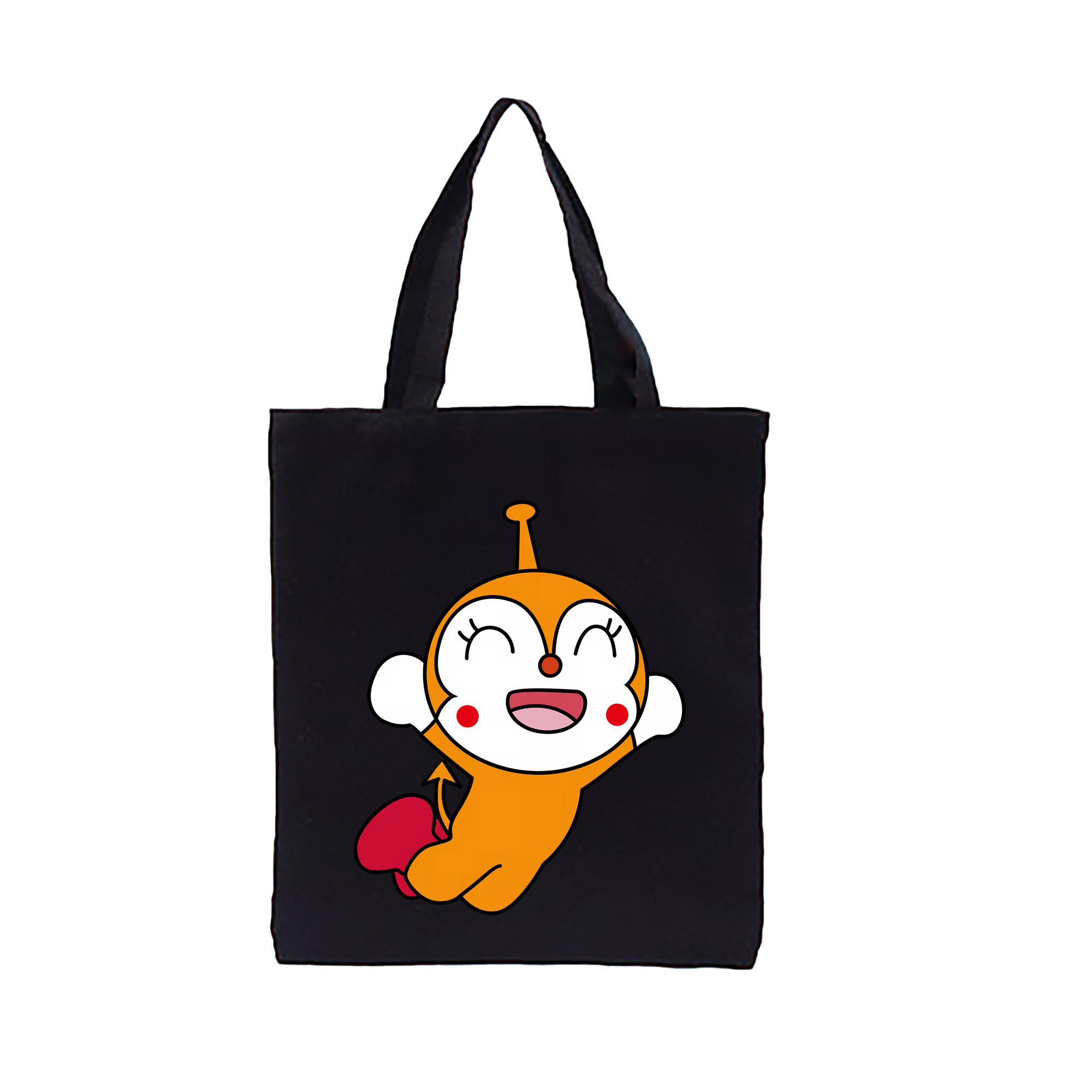 （画像用） アンパンマン Anpanman 縦型キャンバス生地手提げバッグ　トートバッグ