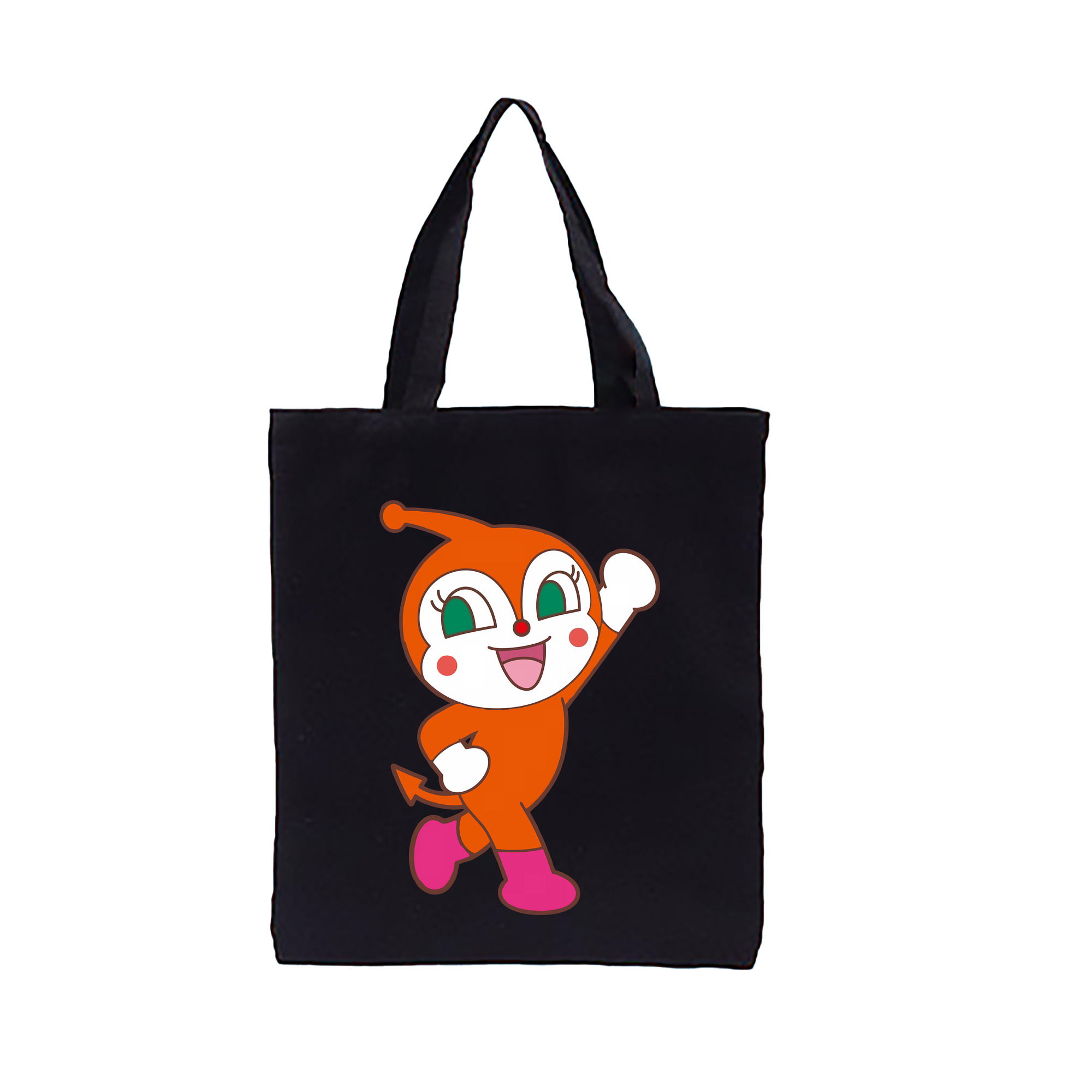 （画像用） アンパンマン Anpanman 縦型キャンバス生地手提げバッグ　トートバッグ