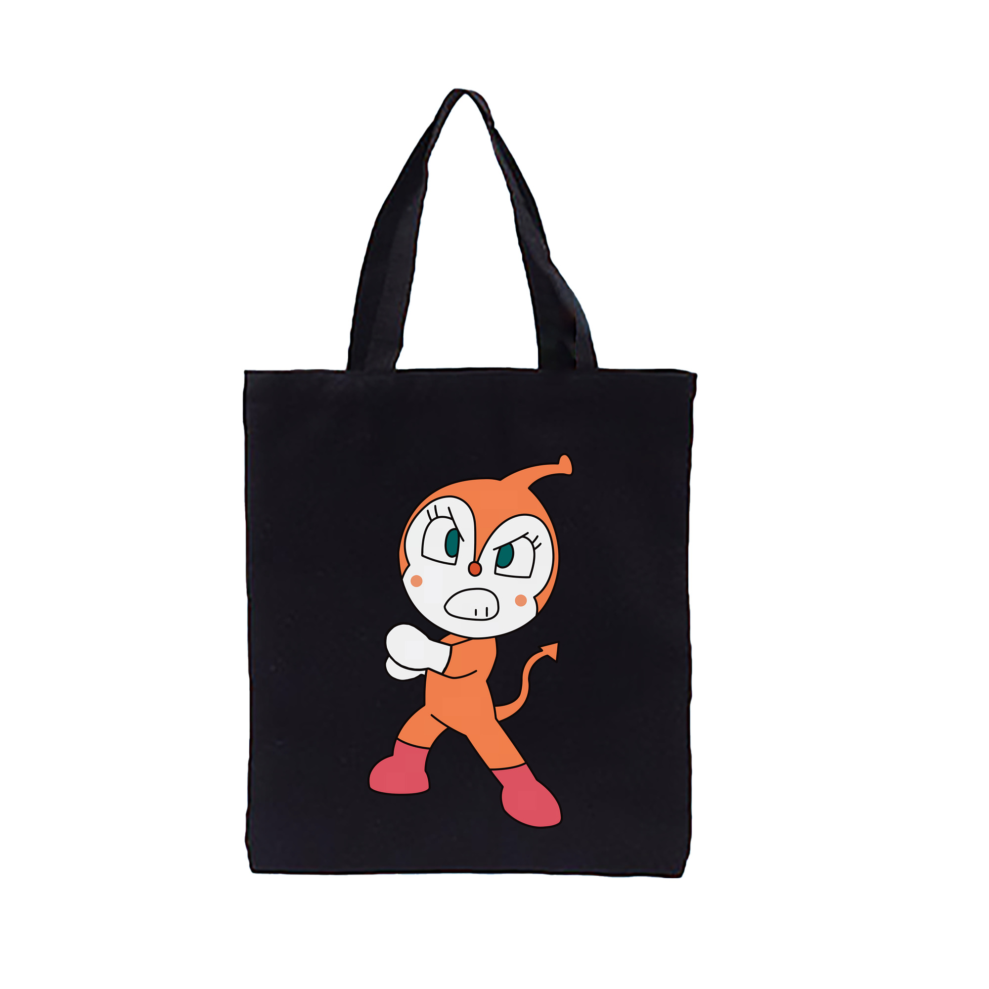 （画像用） アンパンマン Anpanman 縦型キャンバス生地手提げバッグ　トートバッグ