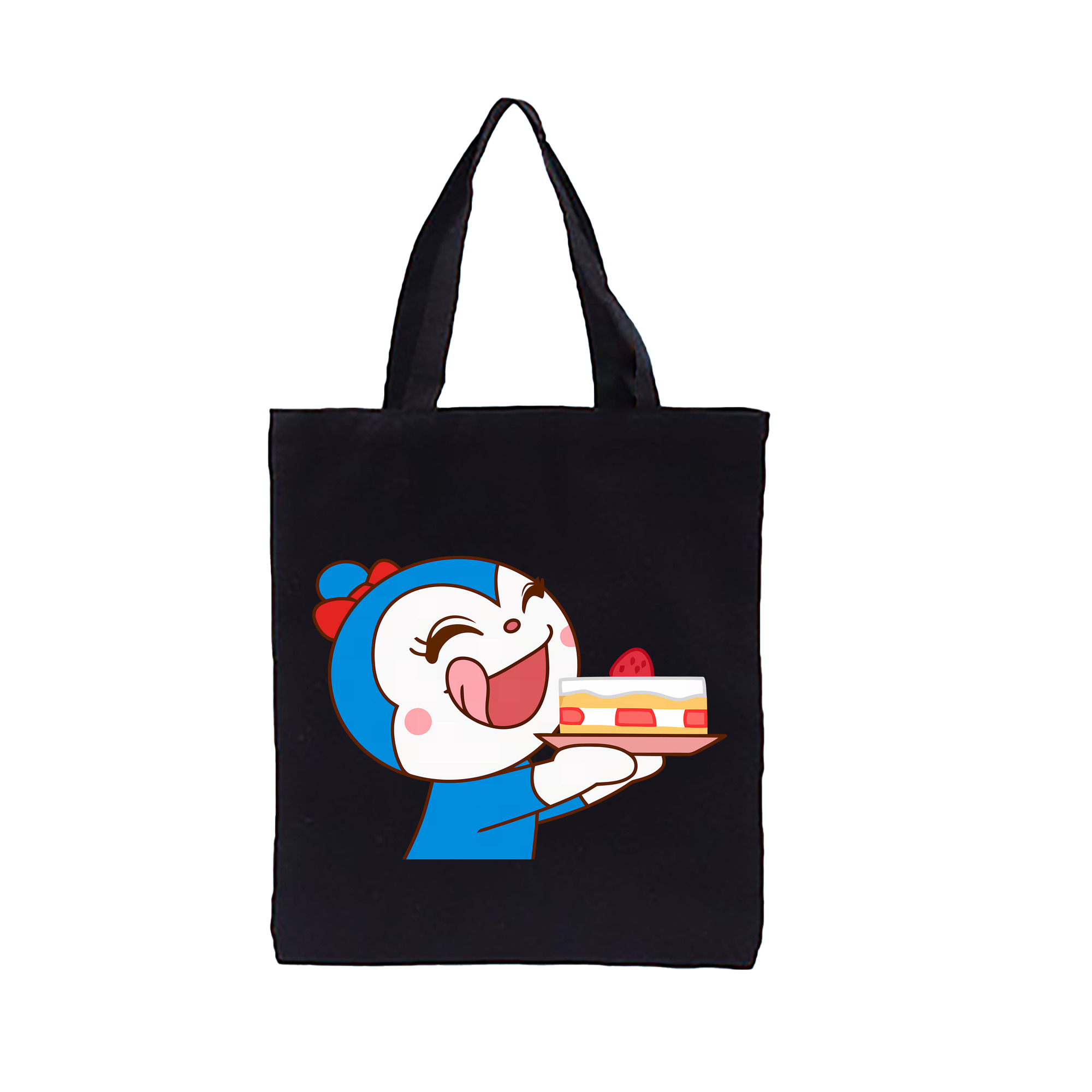 （画像用） アンパンマン Anpanman 縦型キャンバス生地手提げバッグ　トートバッグ