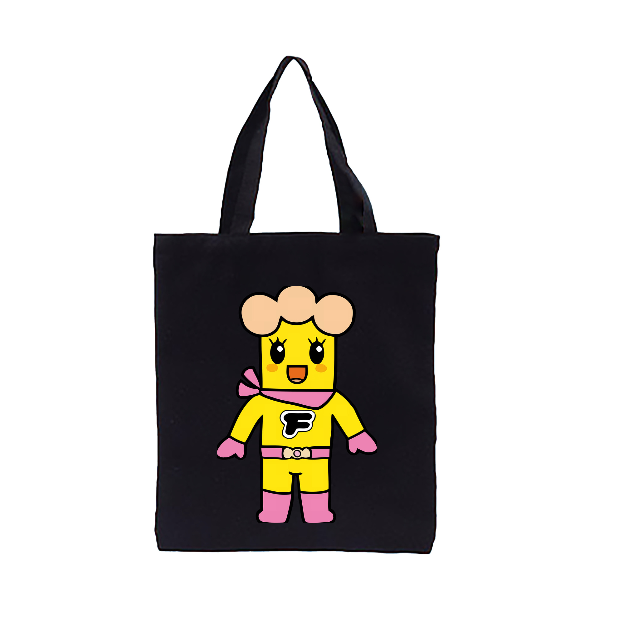（画像用） アンパンマン Anpanman 縦型キャンバス生地手提げバッグ　トートバッグ