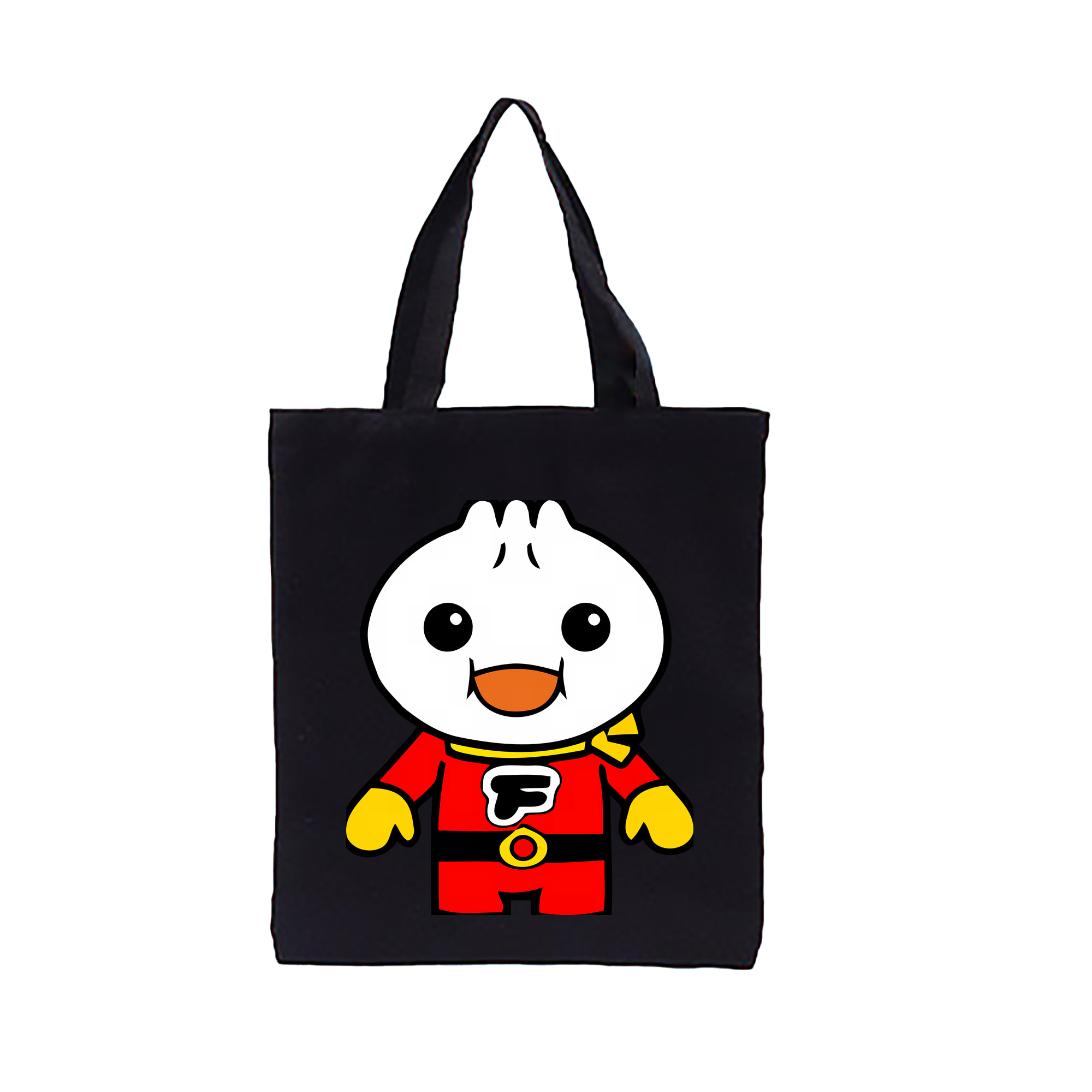 （画像用） アンパンマン Anpanman 縦型キャンバス生地手提げバッグ　トートバッグ