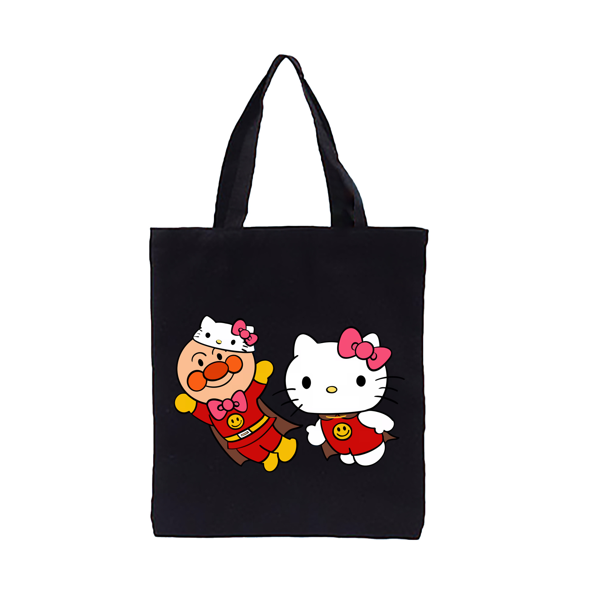 アンパンマン Anpanman 縦型キャンバス生地手提げバッグ　トートバッグ