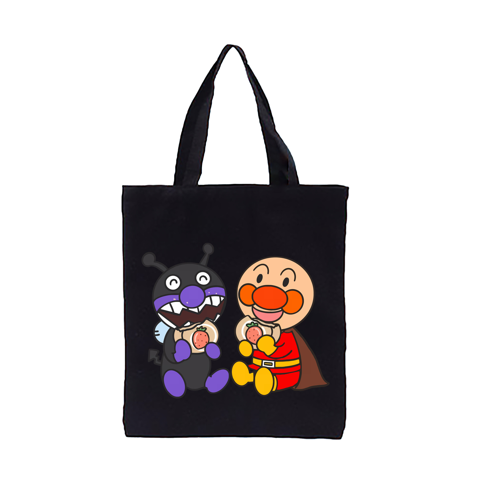 アンパンマン Anpanman 縦型キャンバス生地手提げバッグ　トートバッグ