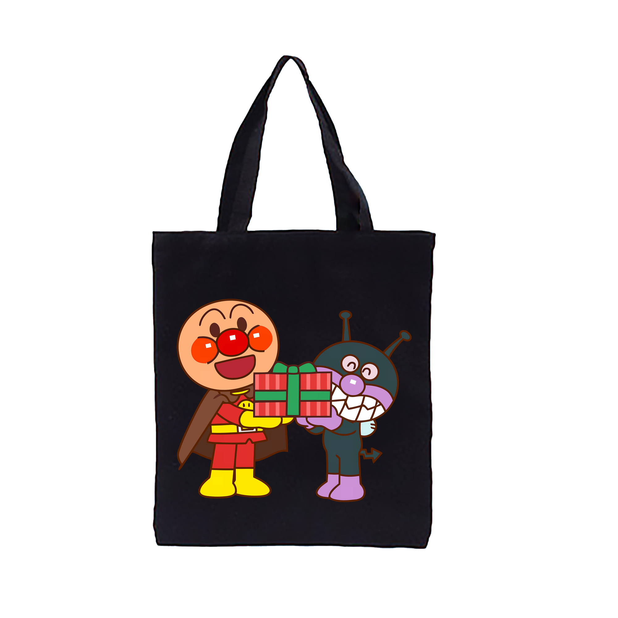 アンパンマン Anpanman 縦型キャンバス生地手提げバッグ　トートバッグ