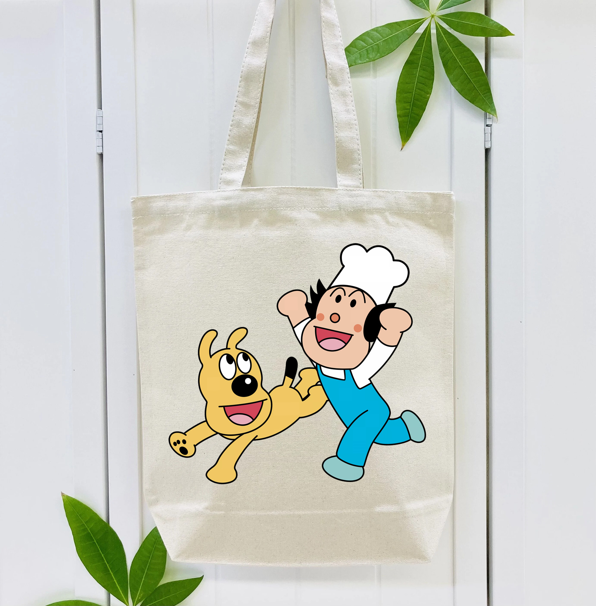 アンパンマン Anpanman 縦型キャンバス生地手提げバッグ　トートバッグ