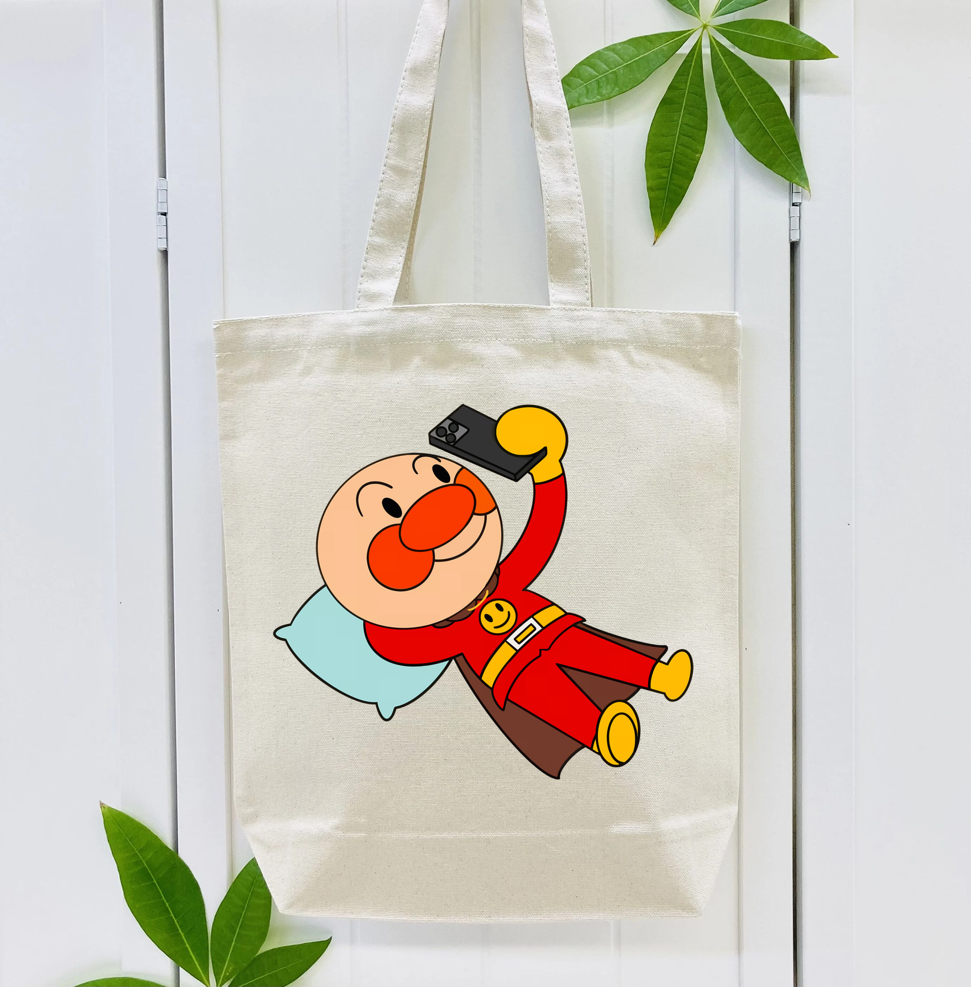 アンパンマン Anpanman 縦型キャンバス生地手提げバッグ　トートバッグ