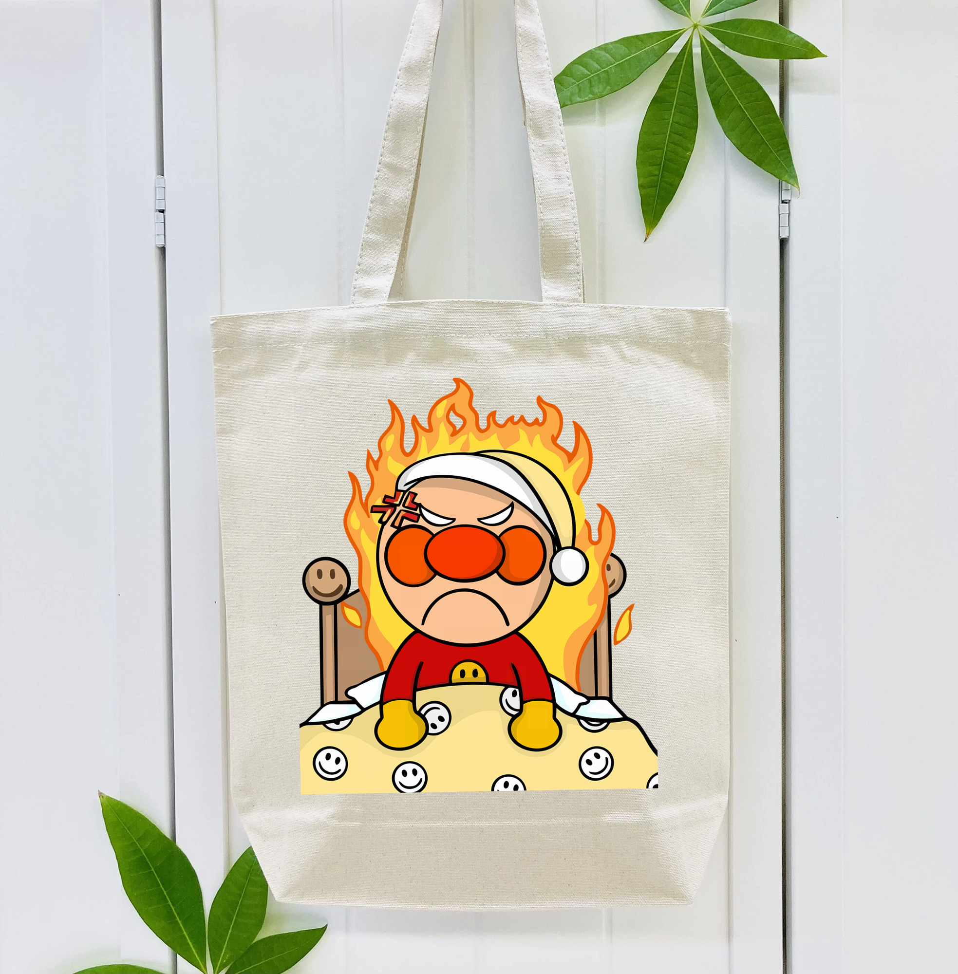 アンパンマン Anpanman 縦型キャンバス生地手提げバッグ　トートバッグ