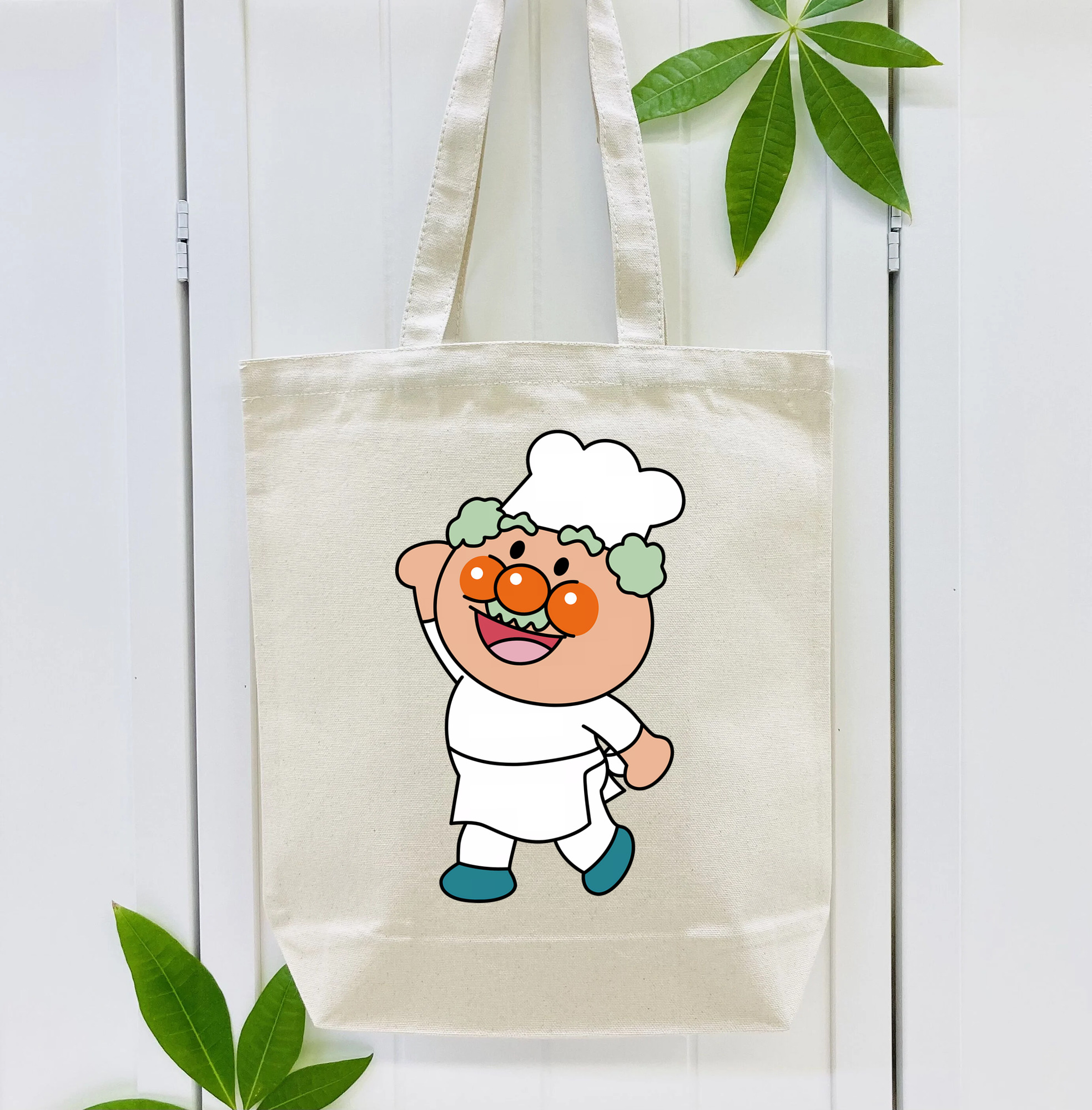 アンパンマン Anpanman 縦型キャンバス生地手提げバッグ　トートバッグ