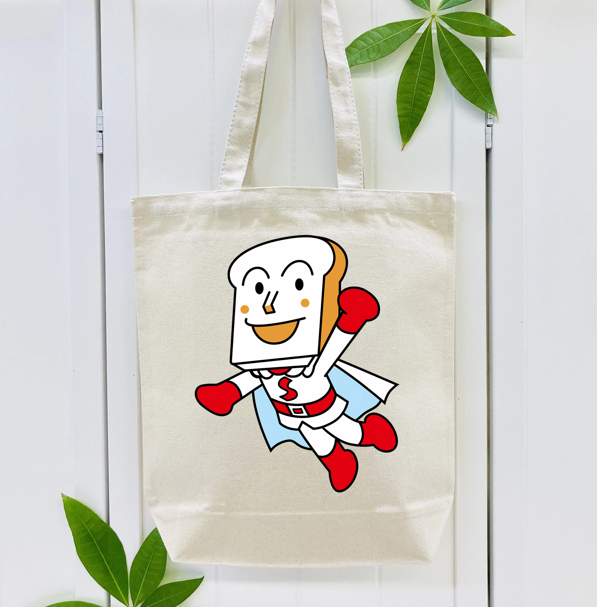 アンパンマン Anpanman 縦型キャンバス生地手提げバッグ　トートバッグ