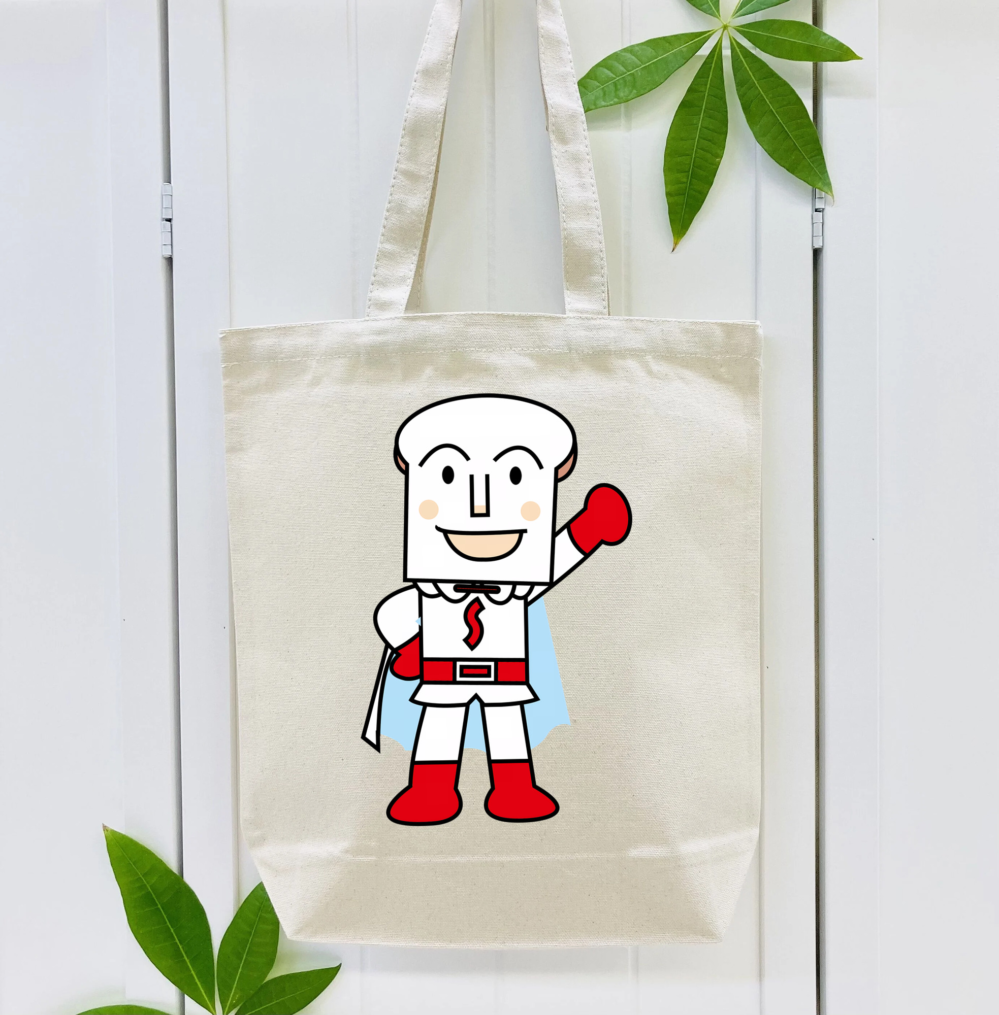 アンパンマン Anpanman 縦型キャンバス生地手提げバッグ　トートバッグ
