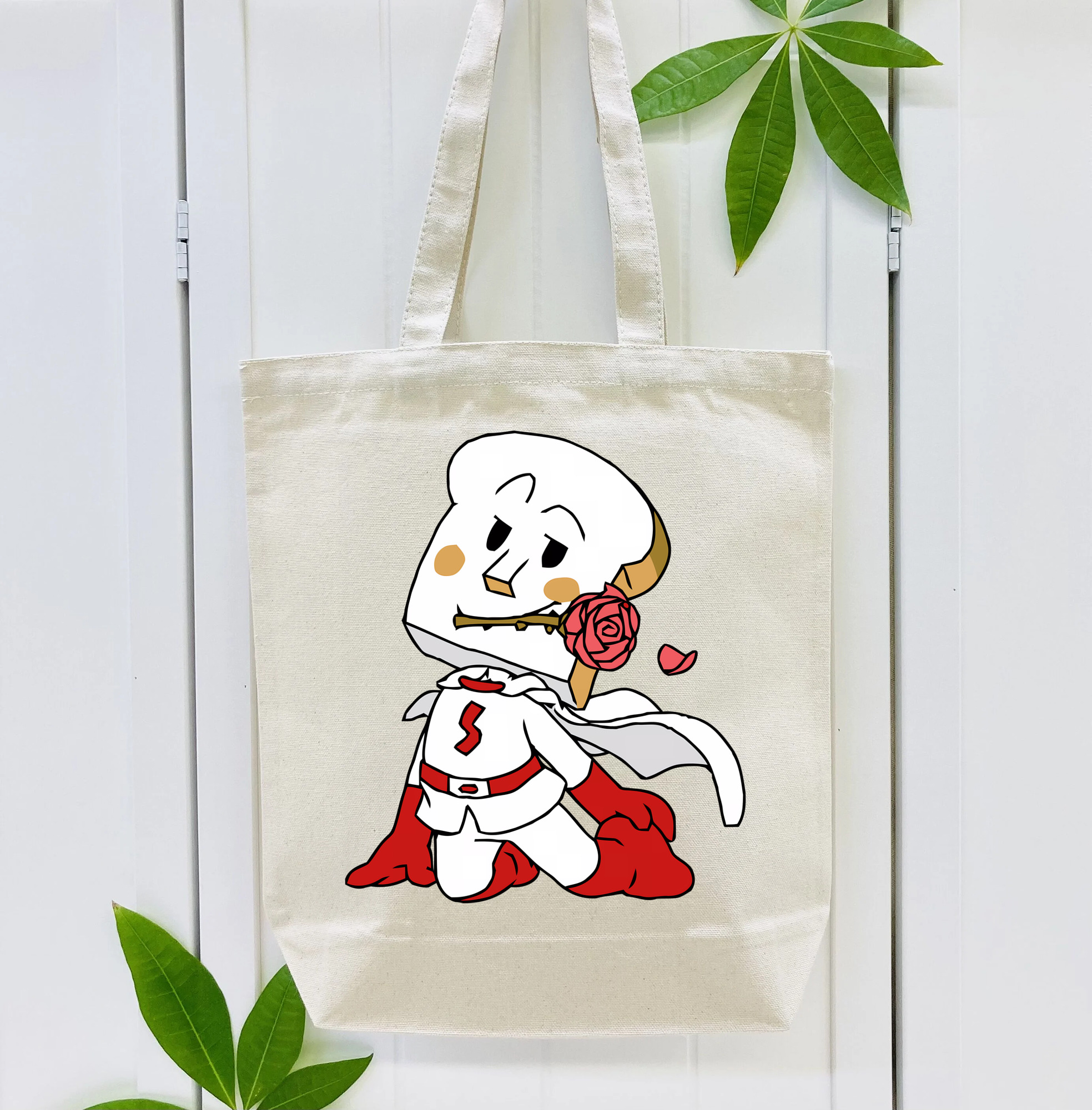 アンパンマン Anpanman 縦型キャンバス生地手提げバッグ　トートバッグ