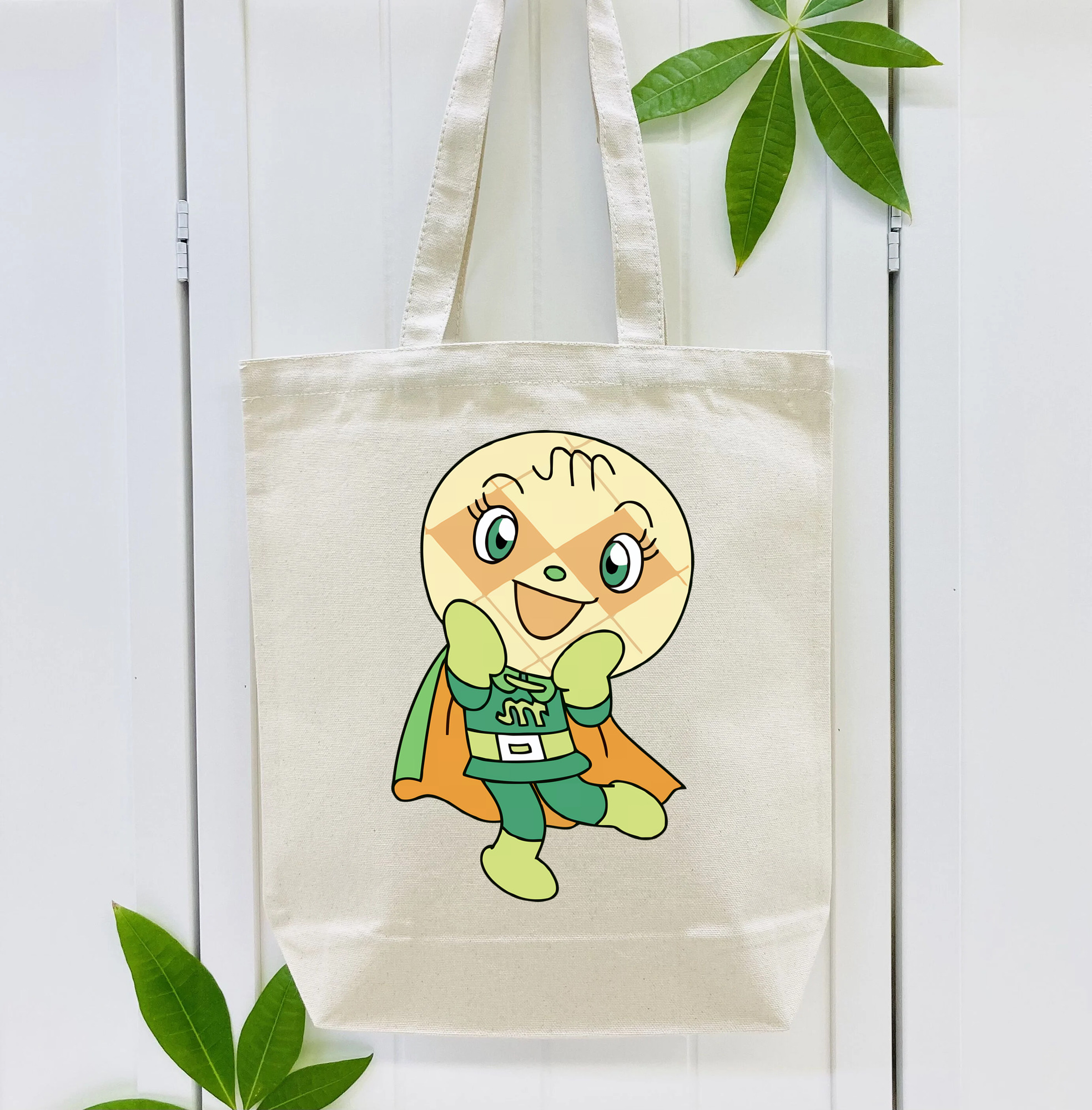 アンパンマン Anpanman 縦型キャンバス生地手提げバッグ　トートバッグ