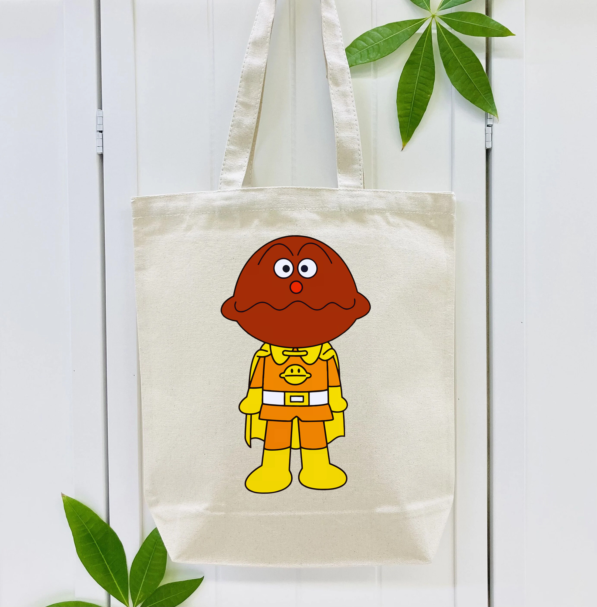 アンパンマン Anpanman 縦型キャンバス生地手提げバッグ　トートバッグ