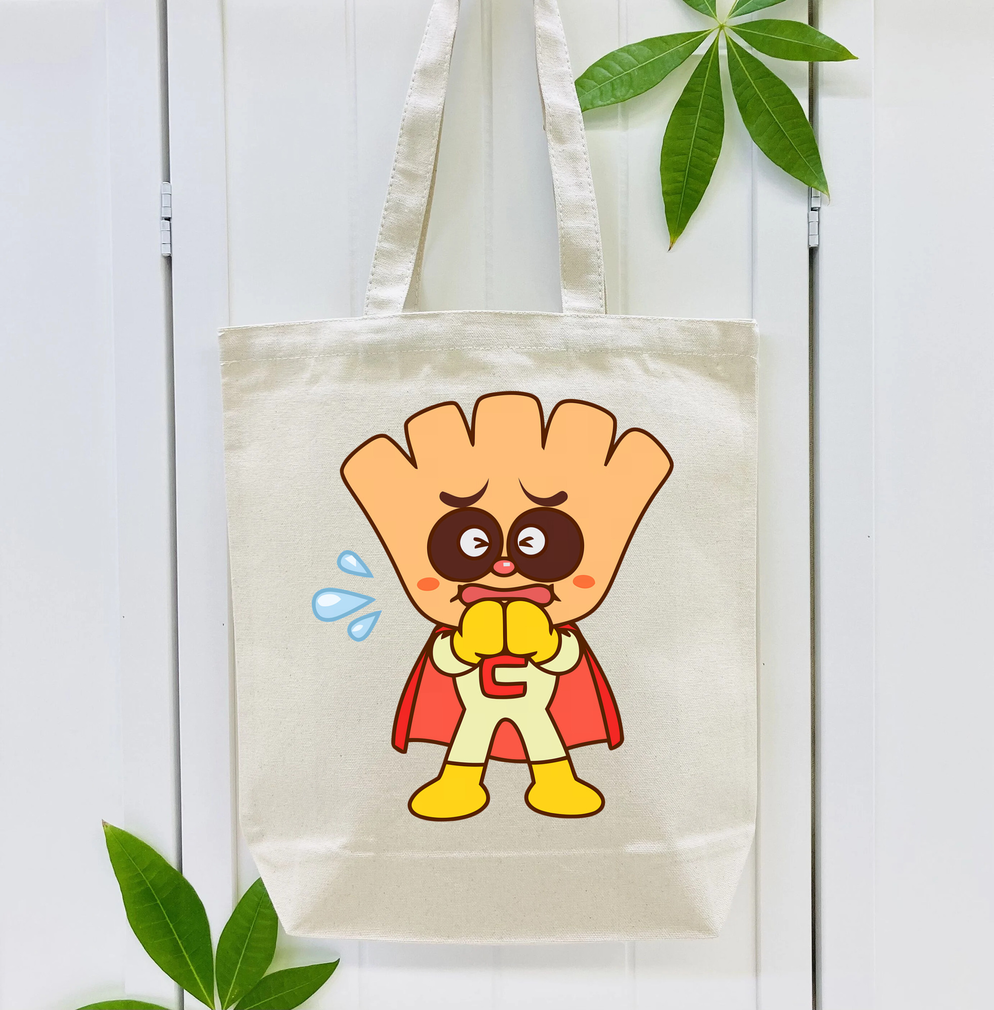 アンパンマン Anpanman 縦型キャンバス生地手提げバッグ　トートバッグ