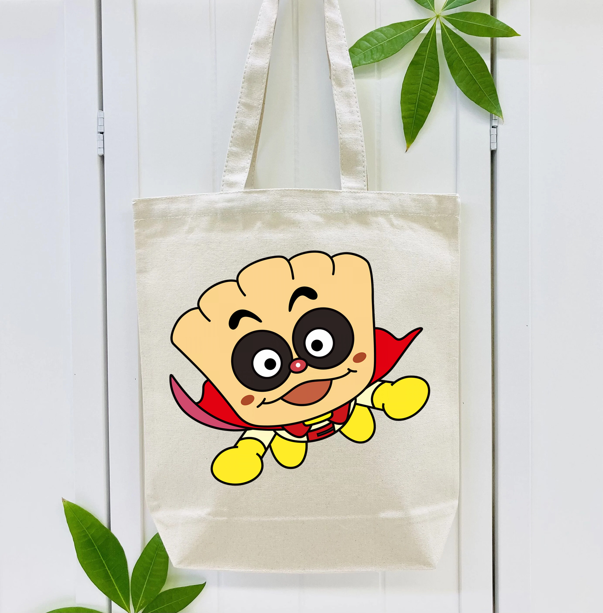 アンパンマン Anpanman 縦型キャンバス生地手提げバッグ　トートバッグ