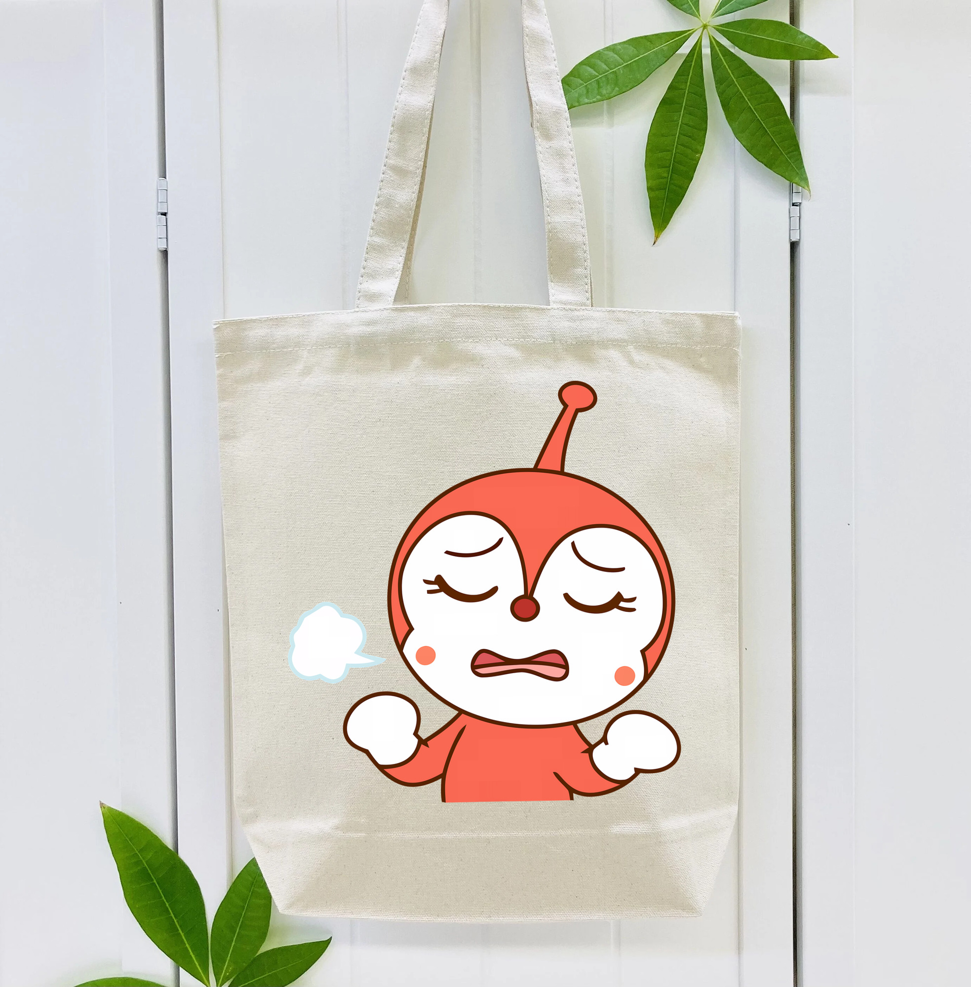 アンパンマン Anpanman 縦型キャンバス生地手提げバッグ　トートバッグ