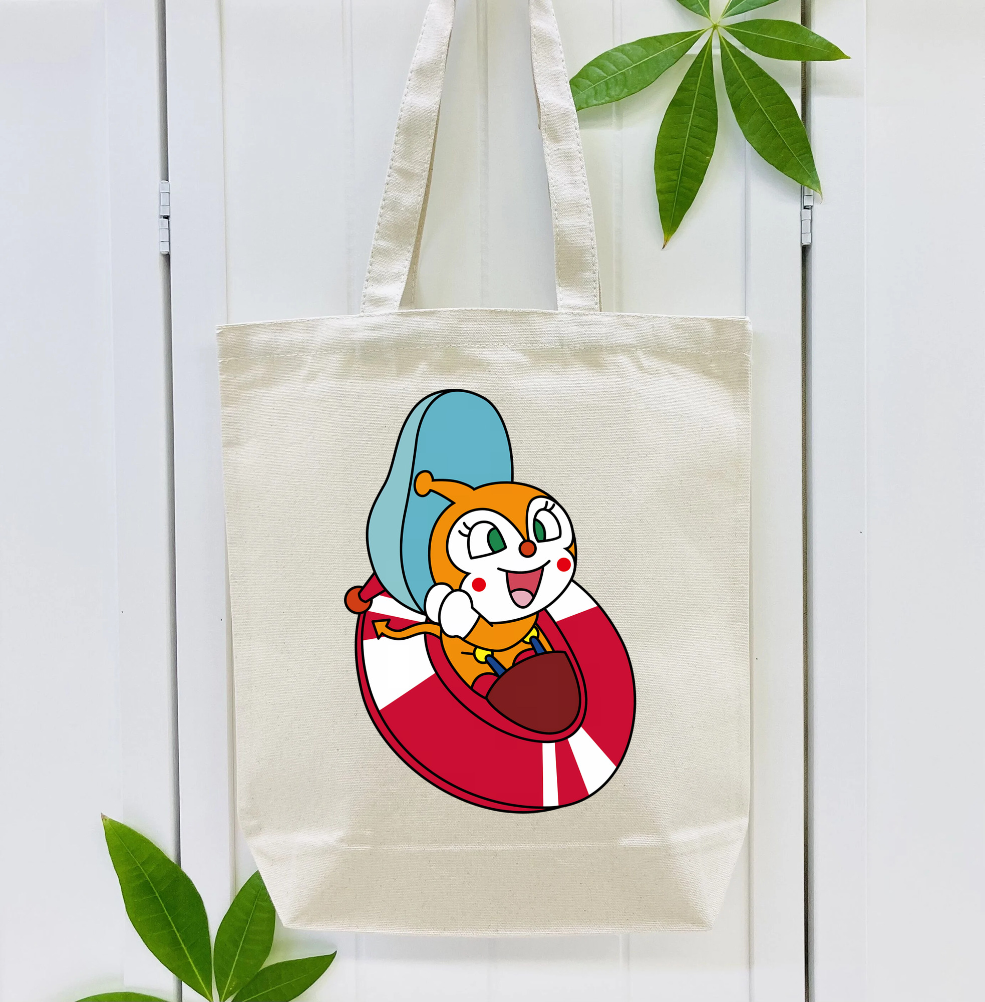 アンパンマン Anpanman 縦型キャンバス生地手提げバッグ　トートバッグ