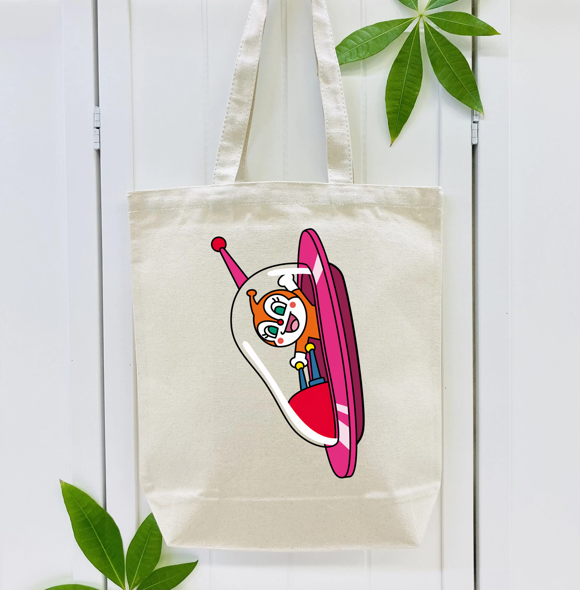 アンパンマン Anpanman 縦型キャンバス生地手提げバッグ　トートバッグ