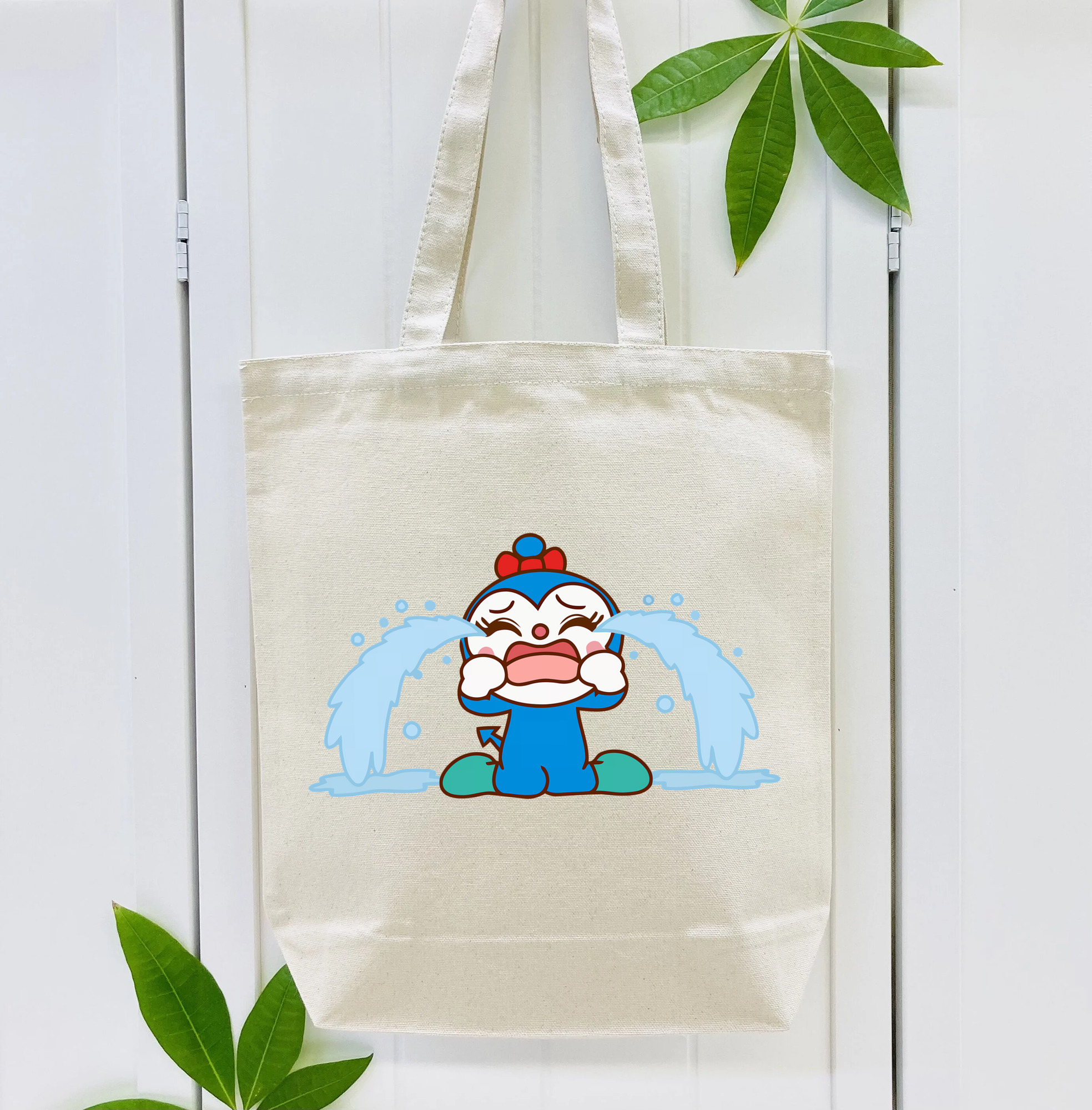 アンパンマン Anpanman 縦型キャンバス生地手提げバッグ　トートバッグ