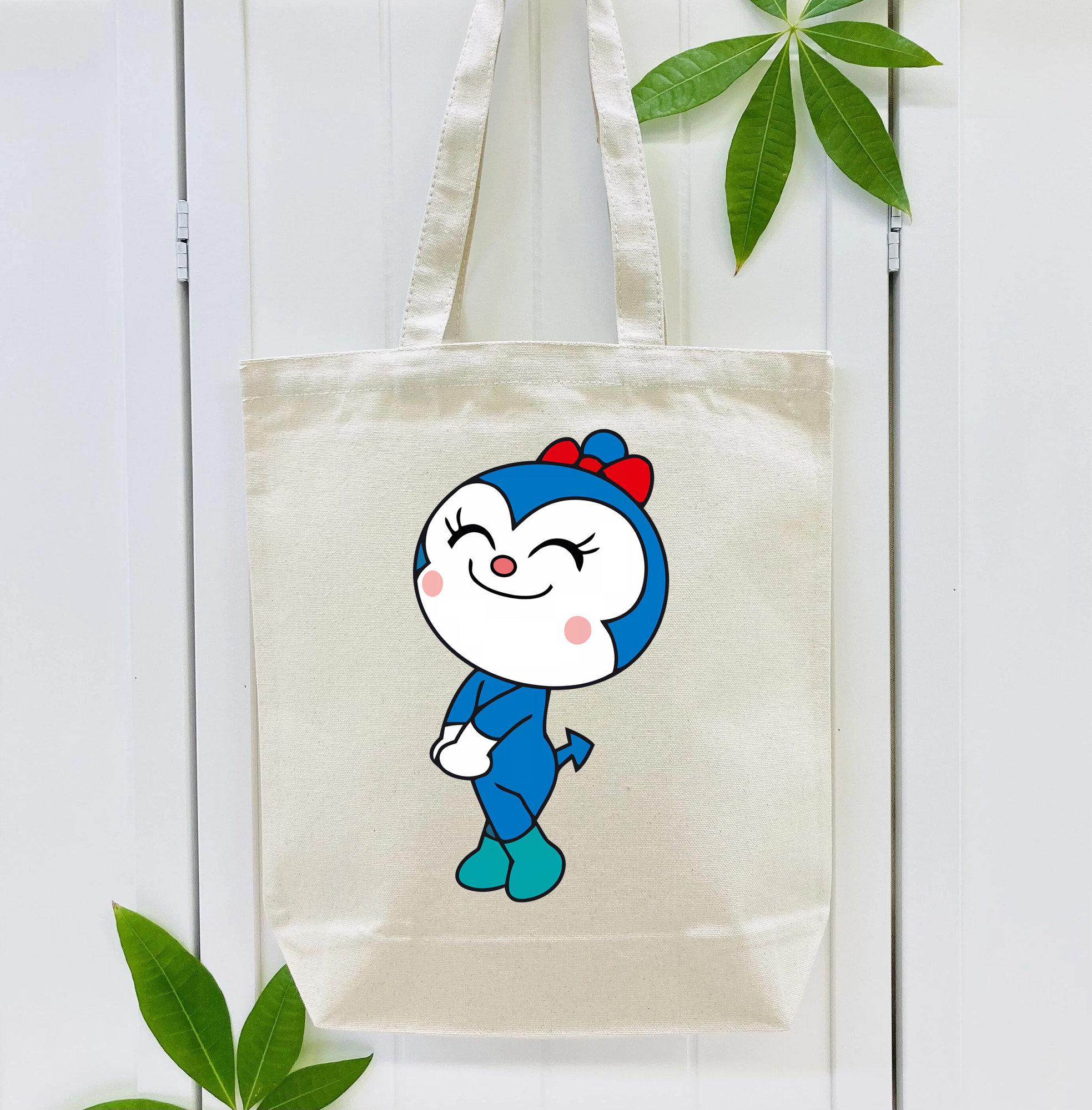アンパンマン Anpanman 縦型キャンバス生地手提げバッグ　トートバッグ