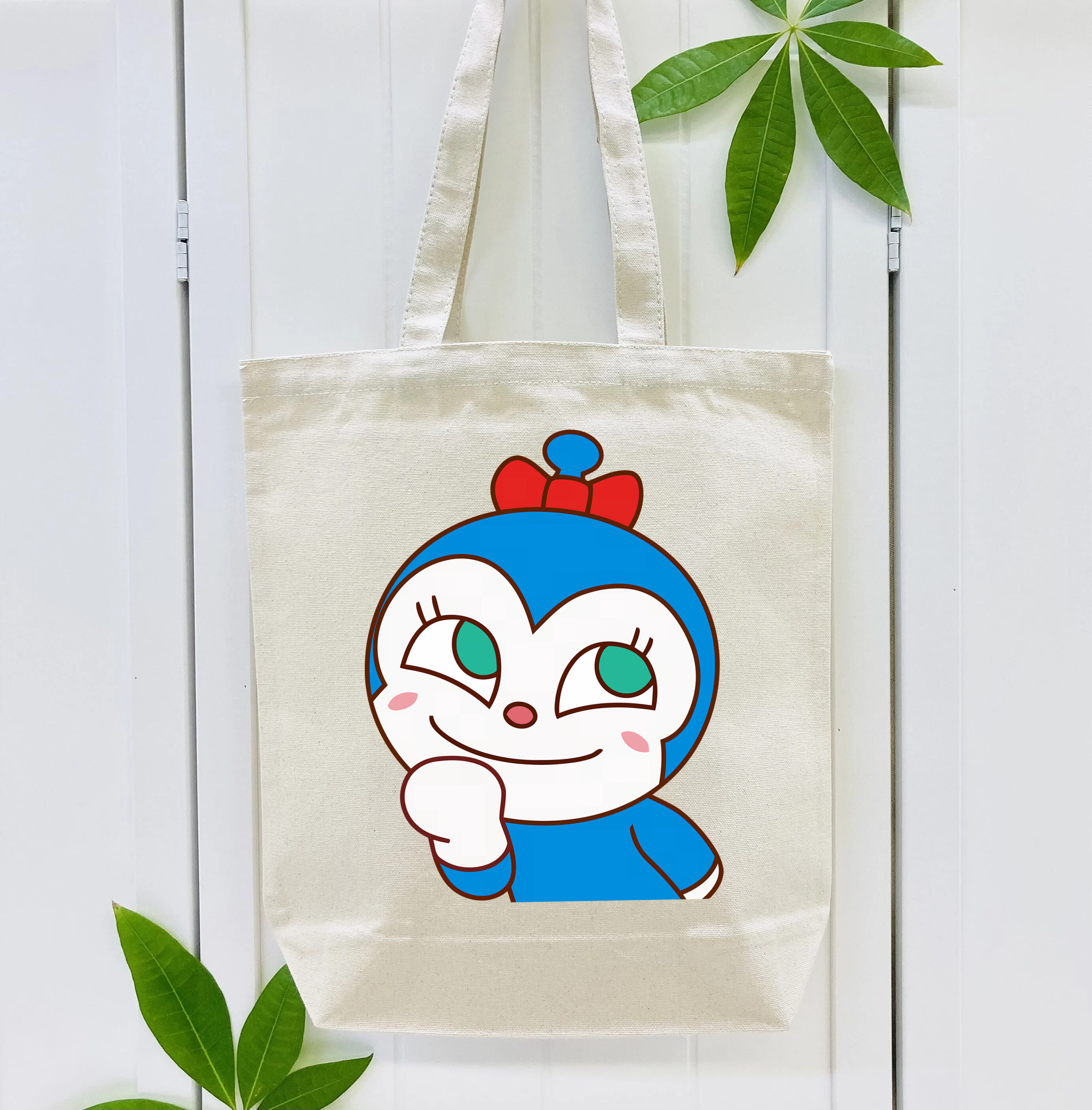 アンパンマン Anpanman 縦型キャンバス生地手提げバッグ　トートバッグ