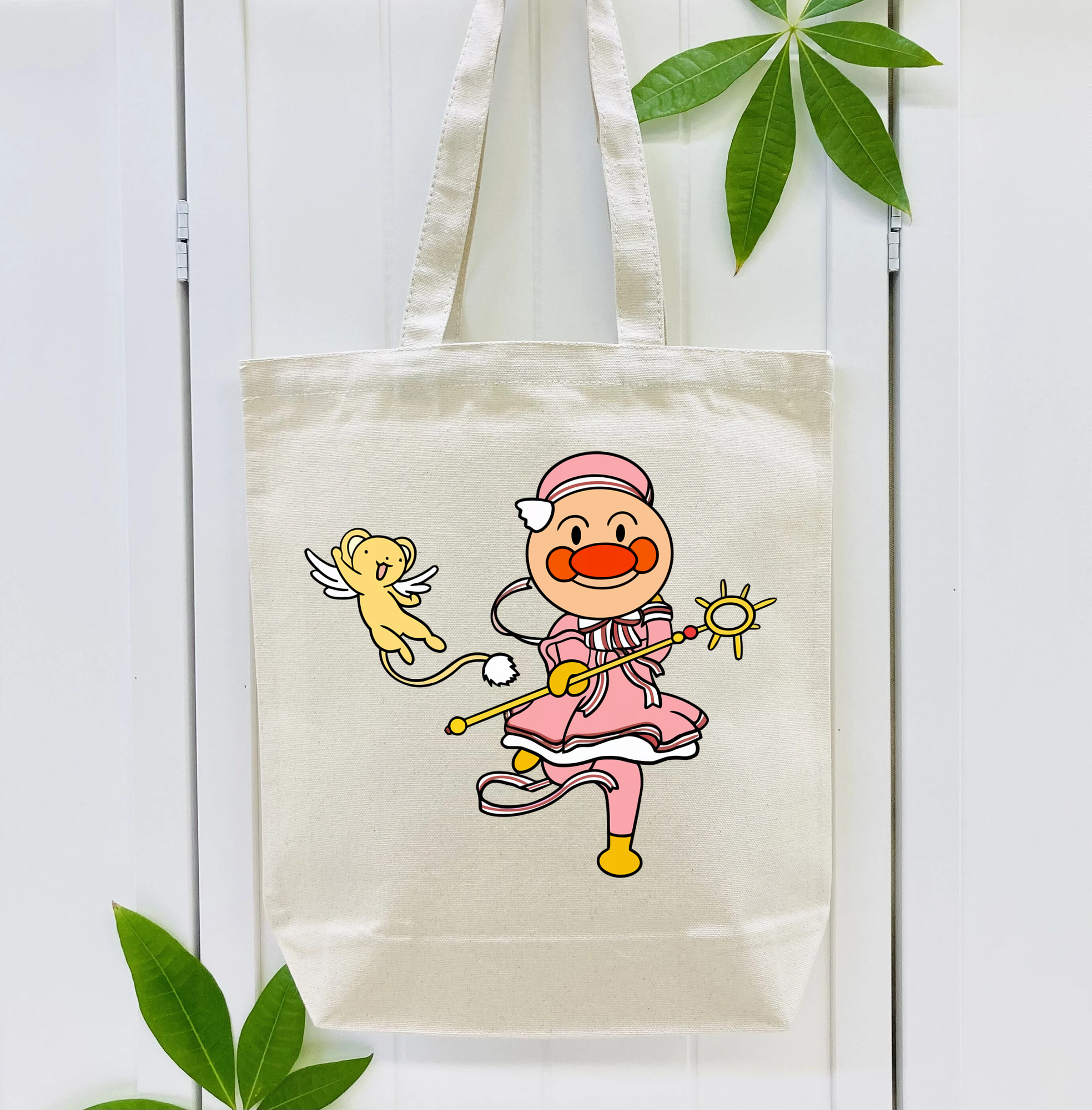 アンパンマン Anpanman 縦型キャンバス生地手提げバッグ　トートバッグ