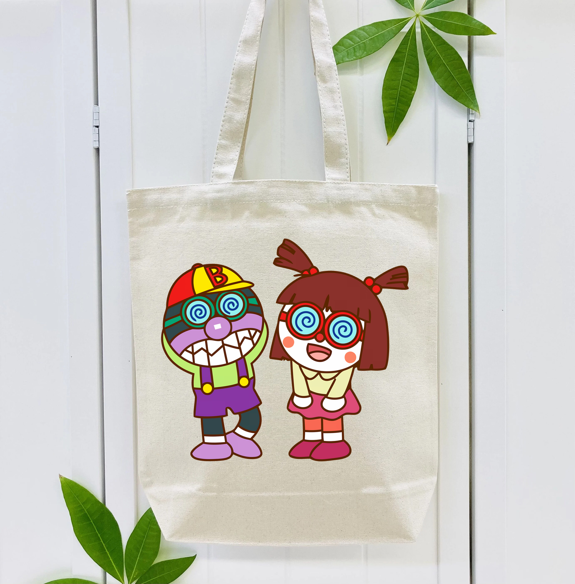 アンパンマン Anpanman 縦型キャンバス生地手提げバッグ　トートバッグ