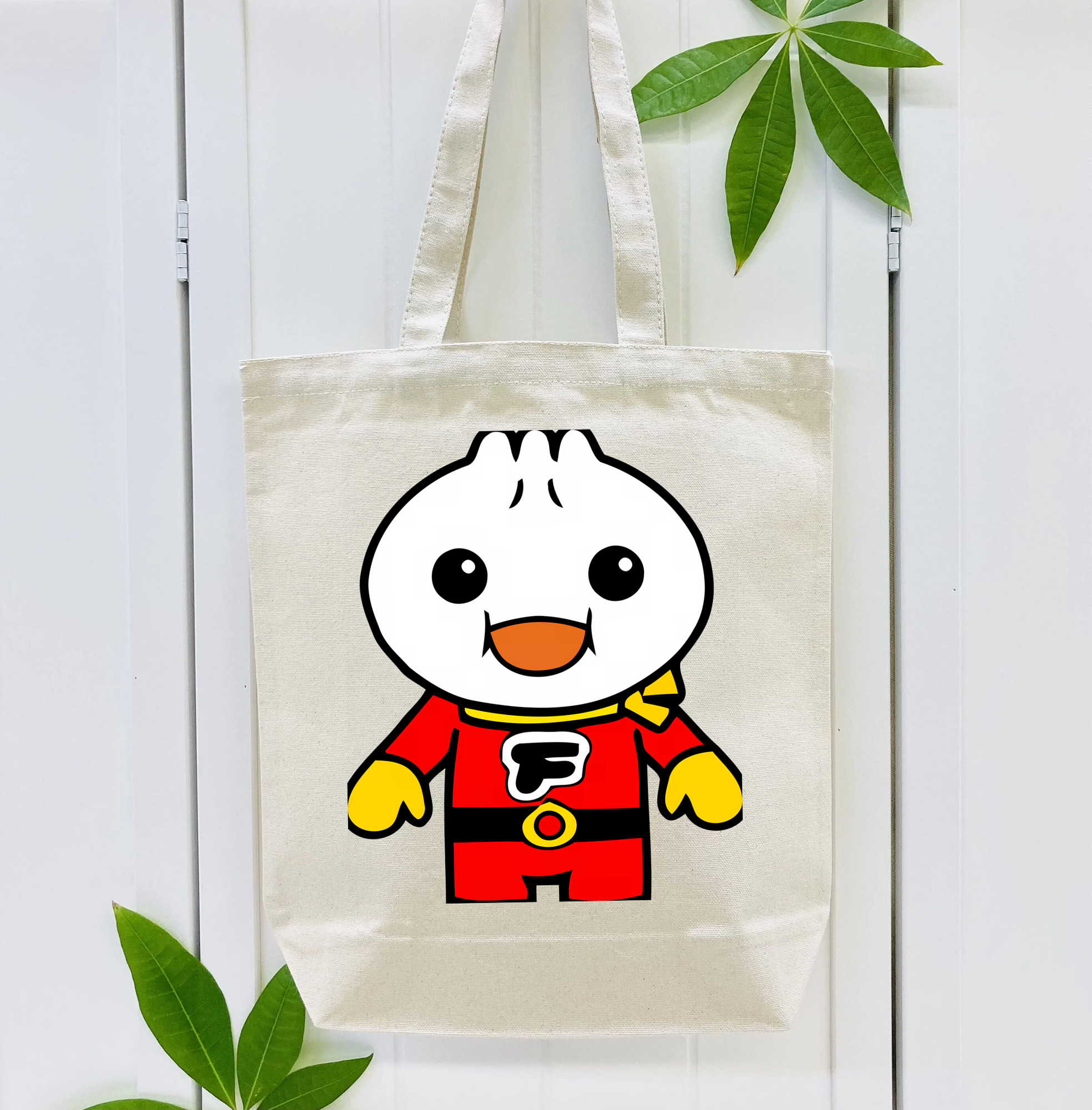アンパンマン Anpanman 縦型キャンバス生地手提げバッグ　トートバッグ