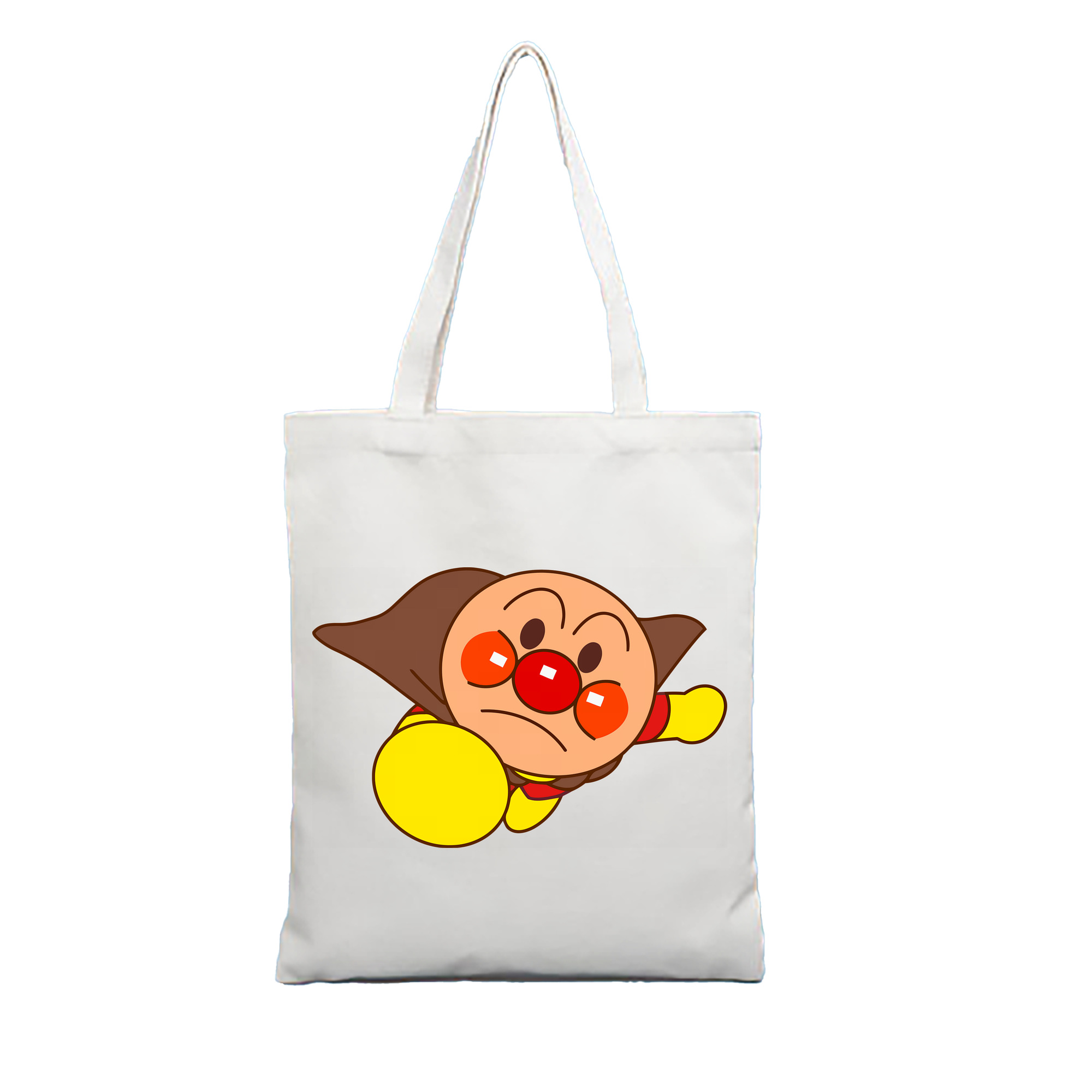 （画像用） アンパンマン Anpanman 縦型キャンバス生地手提げバッグ　トートバッグ