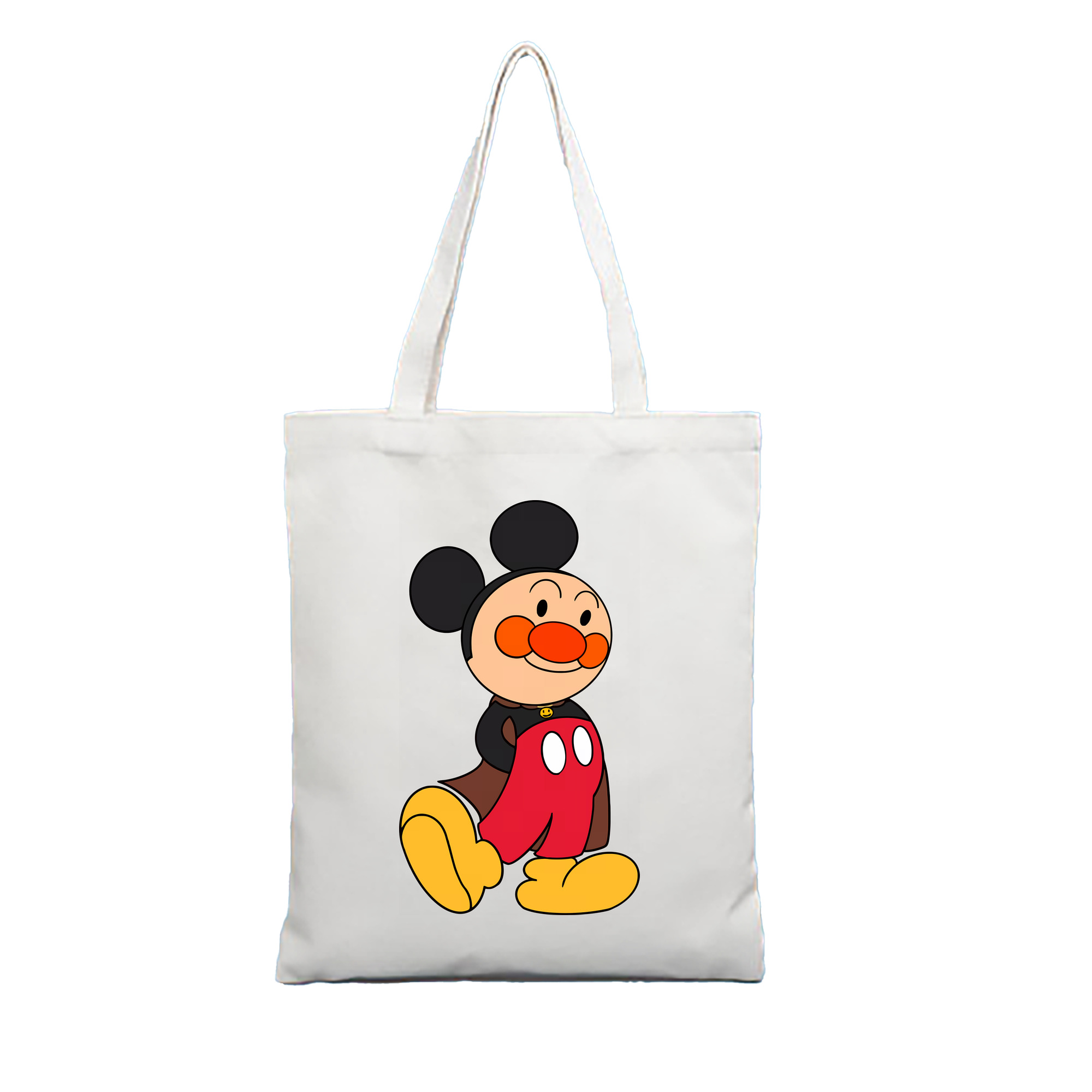 （画像用） アンパンマン Anpanman 縦型キャンバス生地手提げバッグ　トートバッグ