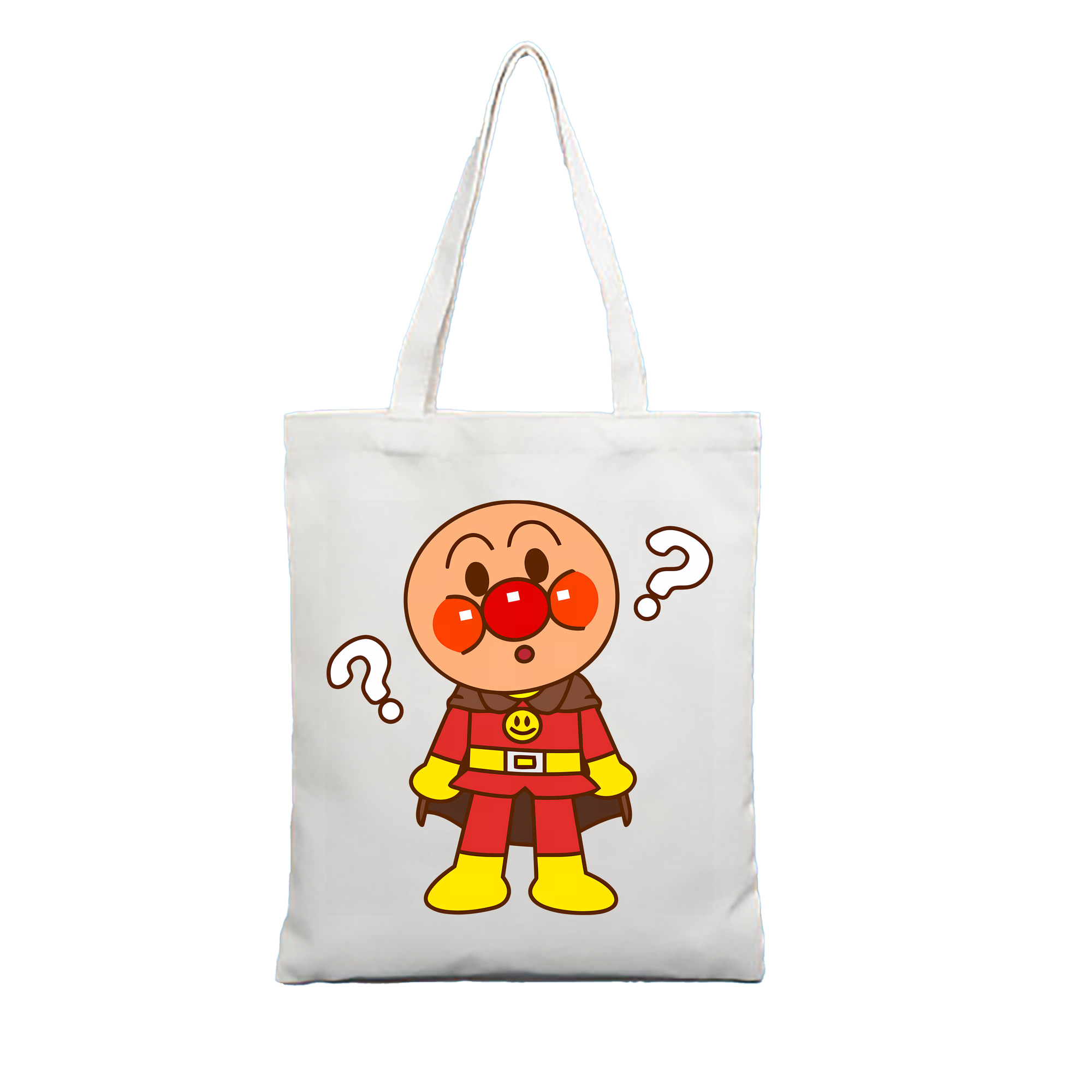 （画像用） アンパンマン Anpanman 縦型キャンバス生地手提げバッグ　トートバッグ