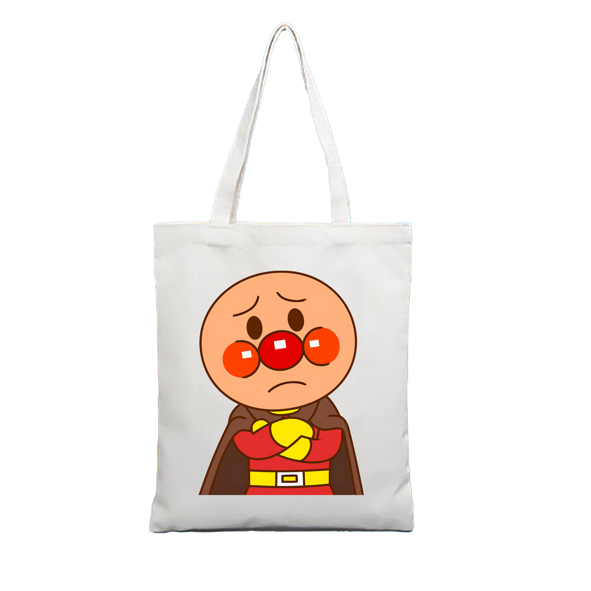 （画像用） アンパンマン Anpanman 縦型キャンバス生地手提げバッグ　トートバッグ