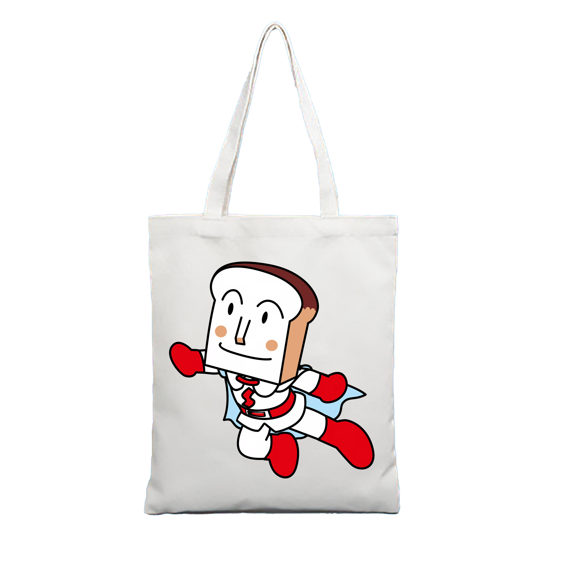 （画像用） アンパンマン Anpanman 縦型キャンバス生地手提げバッグ　トートバッグ