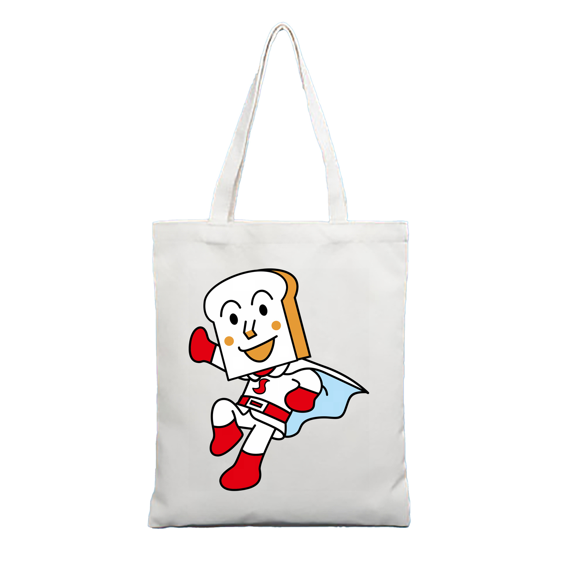 （画像用） アンパンマン Anpanman 縦型キャンバス生地手提げバッグ　トートバッグ